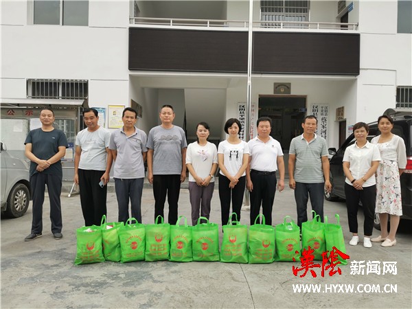 汉阴县妇联与包联村开展习近平总书记“七一”重要讲话精神专题学习暨“夏日送清凉”活动