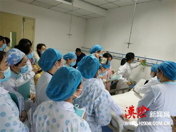 汉阴县中医医院护理部开展第四季度护理大查房