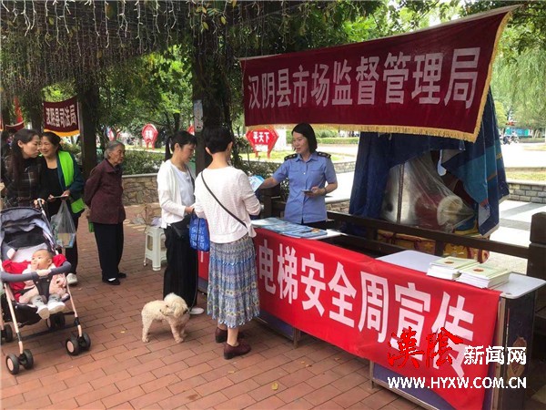 蒲溪市场监管所开展电梯安全宣传周进万家