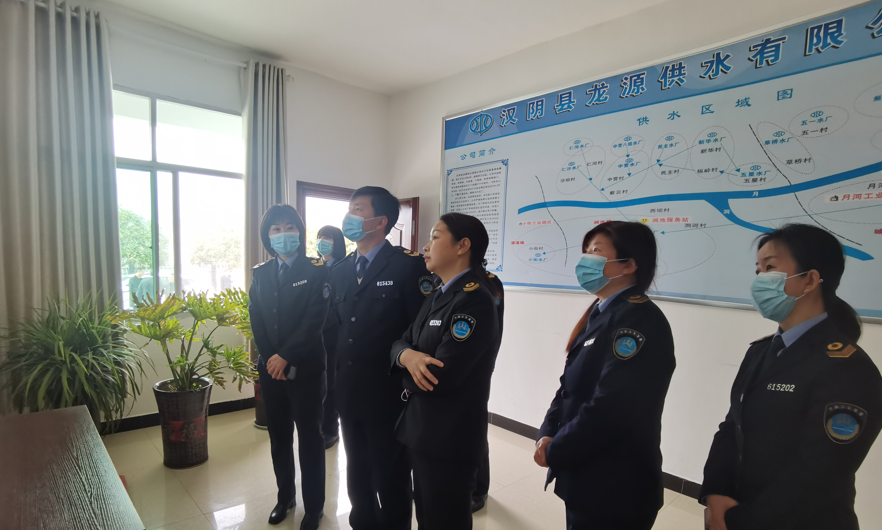 白河县卫生计生监督所来汉阴参观交流