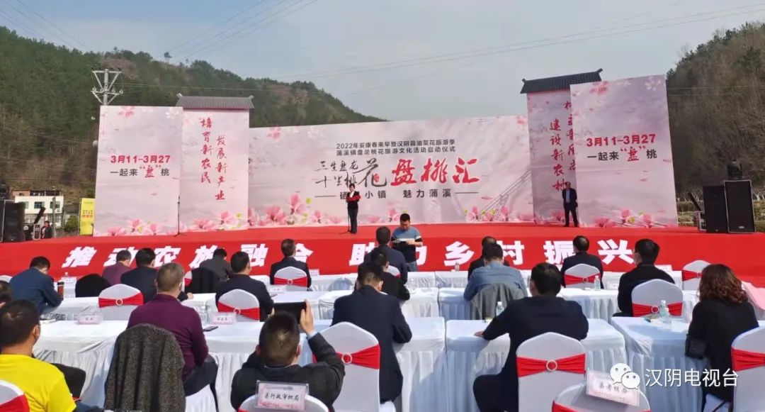 春来汉阴去赏花 盘龙桃花别样红！