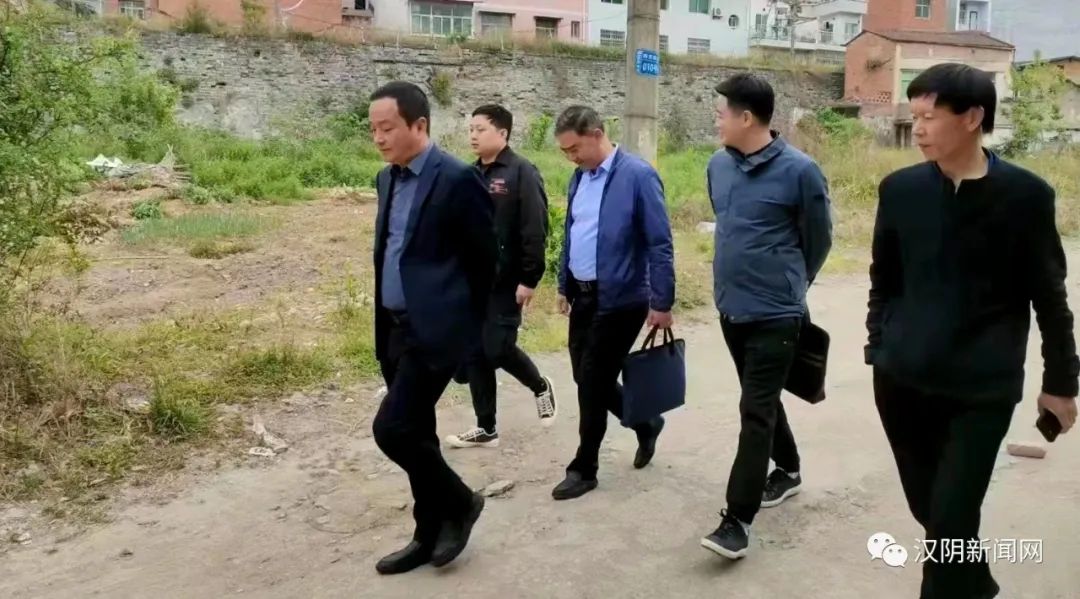 汉阴：刘勇到城关镇督导重点项目建设及产业发展工作