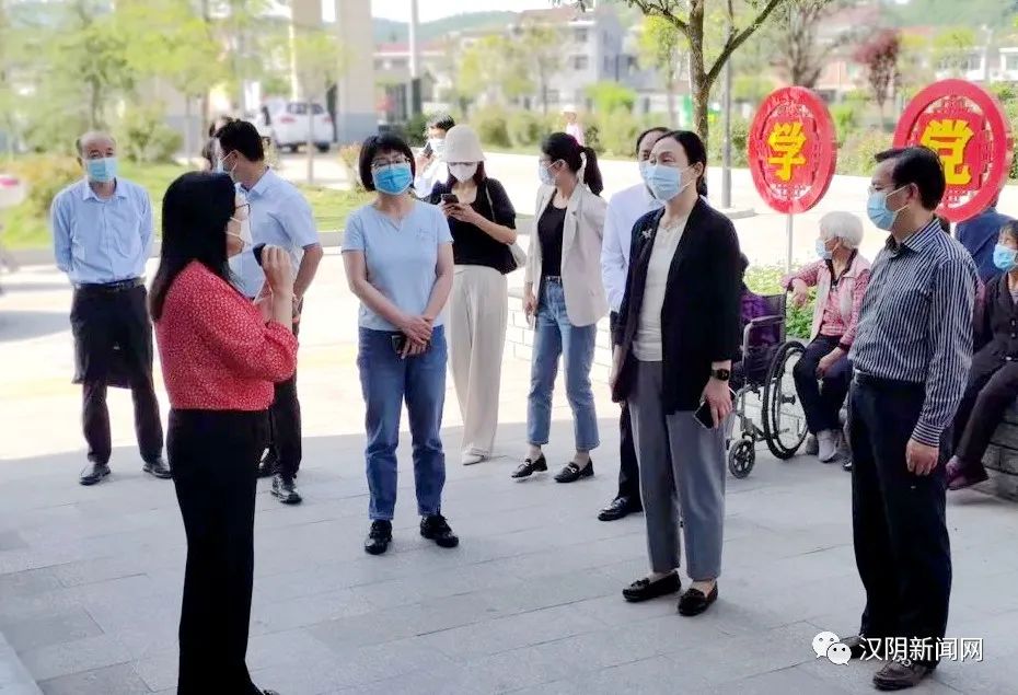 市政协副主席唐纹一行到汉阴调研基层社区常态化疫情防控工作