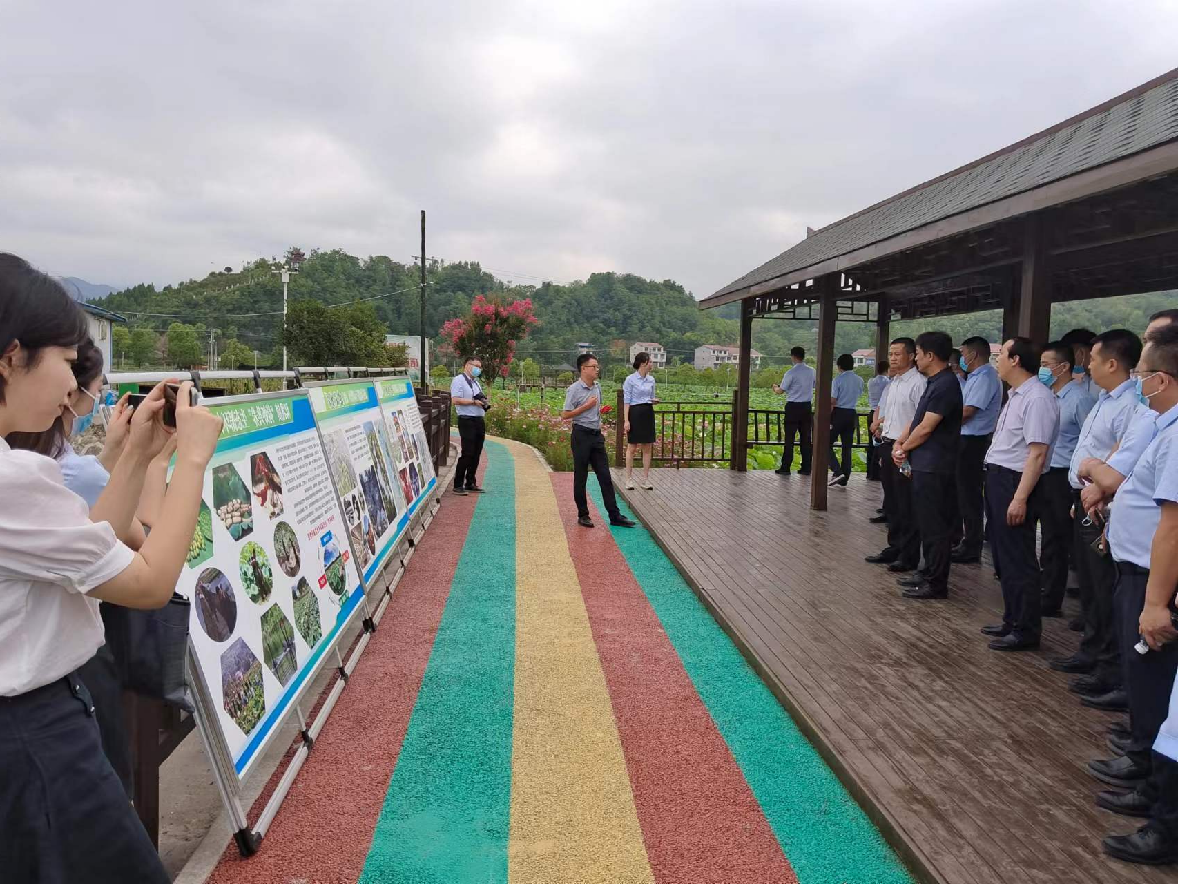 双乳市场监管所：未雨绸缪，为千亩荷塘旅游季保驾护航