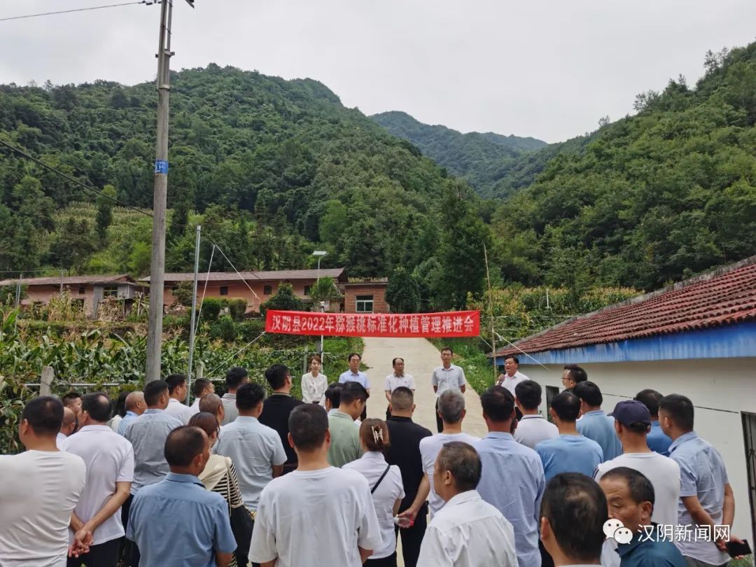 汉阴召开全县猕猴桃标准化种植管理推进会
