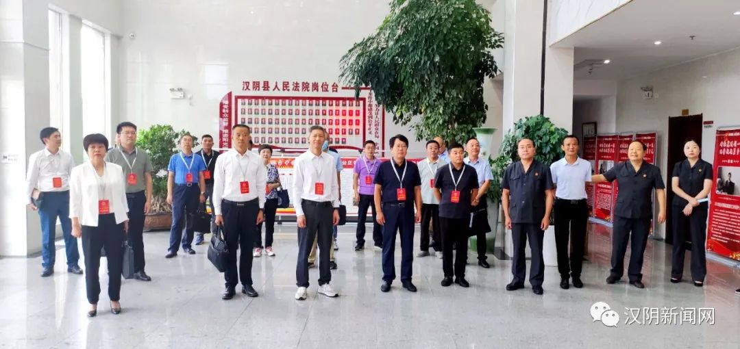 汉阴县人大常委会集中视察县人民法院上半年工作