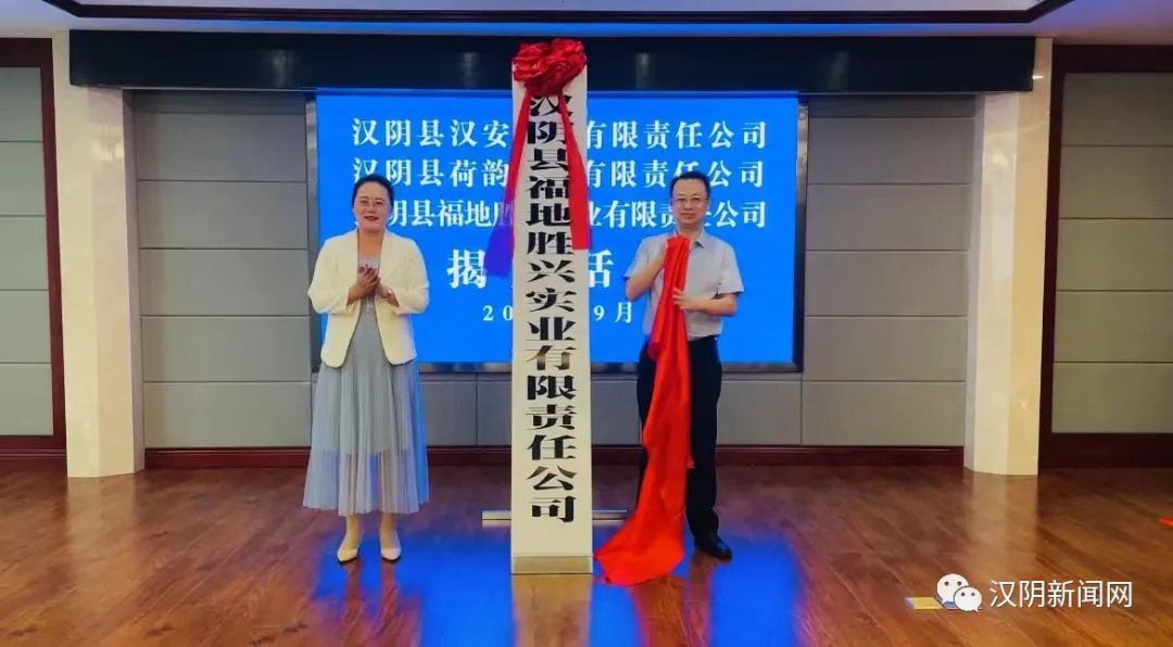 汉阴县3家县属国有公司挂牌成立