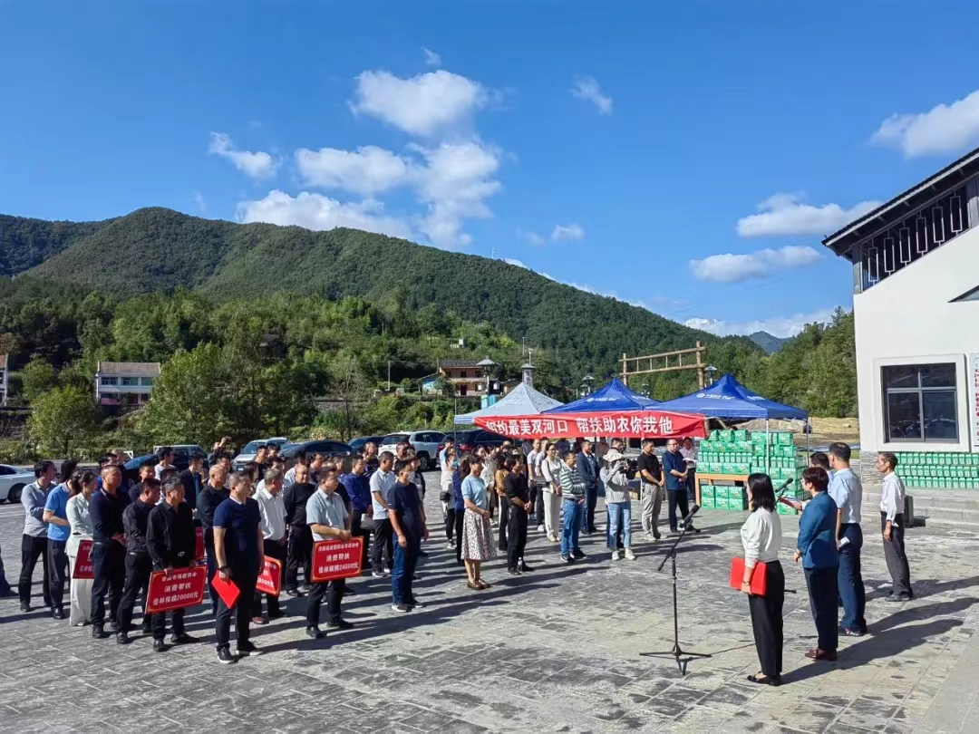 汉阴县“万企兴万村”行动——“喜迎党的二十大·消费帮扶促振兴”走进双河口镇
