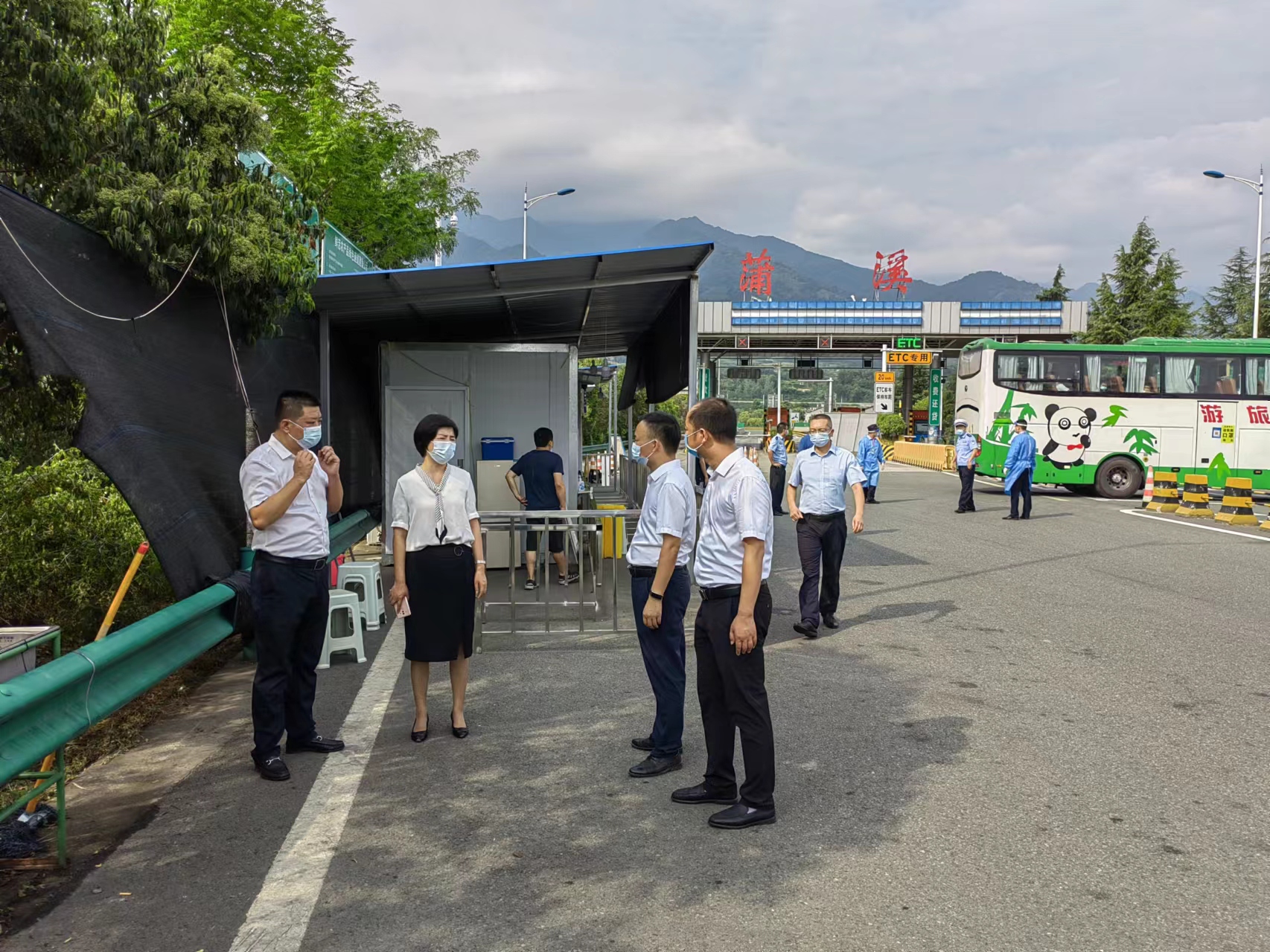 十天高速蒲溪收费站疫情防控检查点新用房投入使用