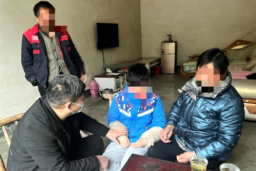 蒲溪小学持续做好新学期送教上门工作