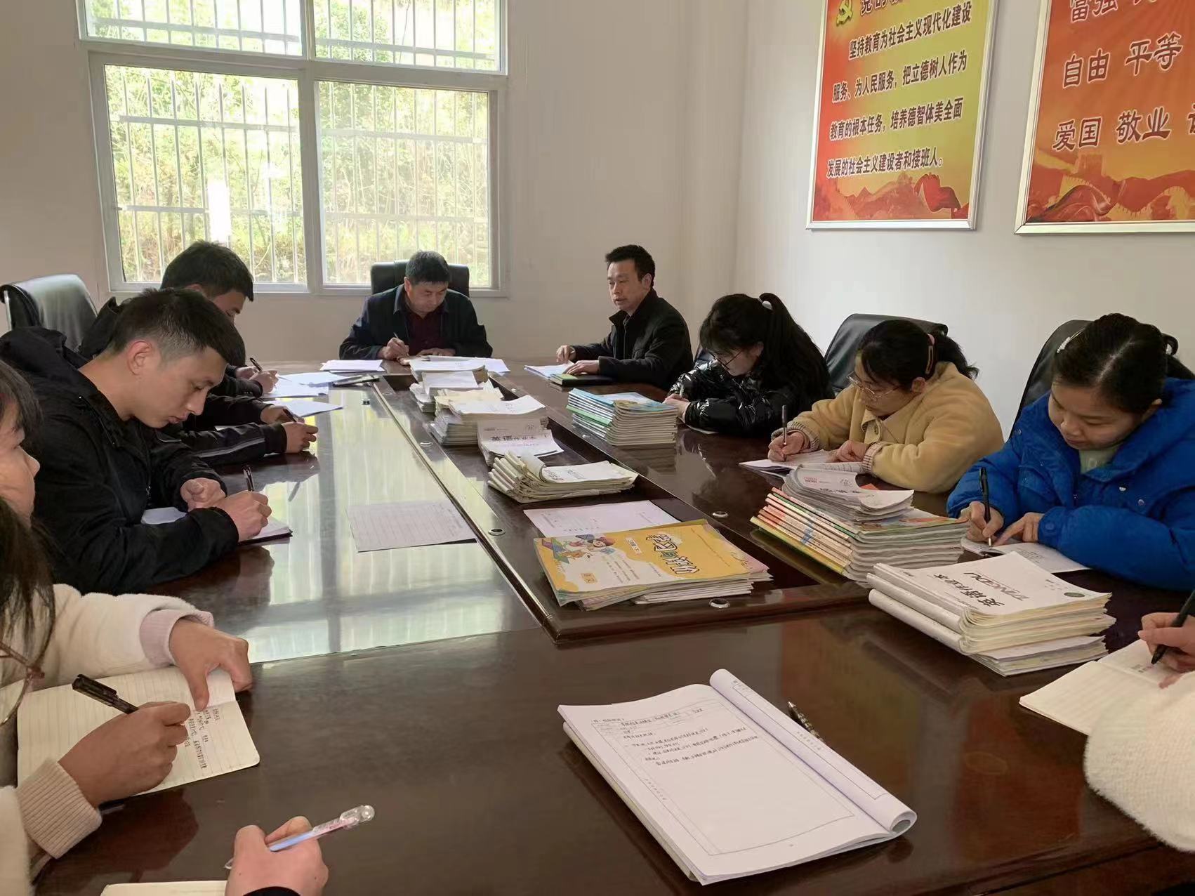 汉阴县漩涡镇督学责任区：督导检查促常规 凝心聚力提质量