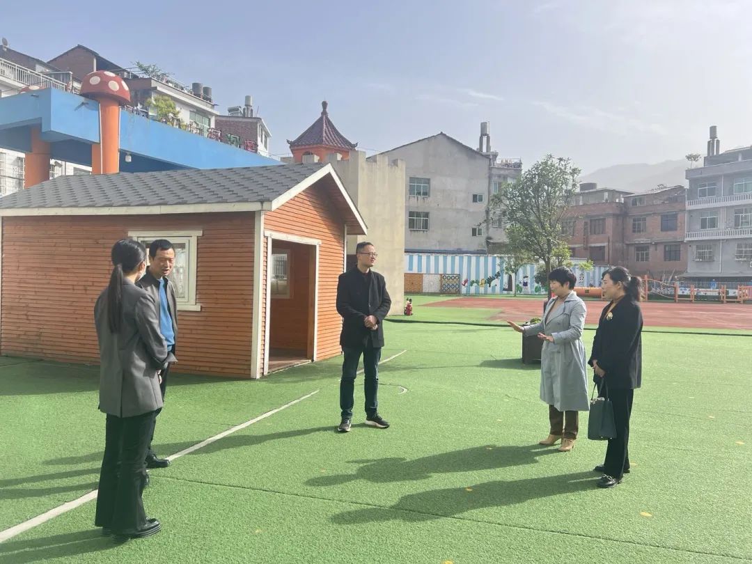 蒲溪镇中心幼儿园迎接教体科技局教育教学常规督导检查