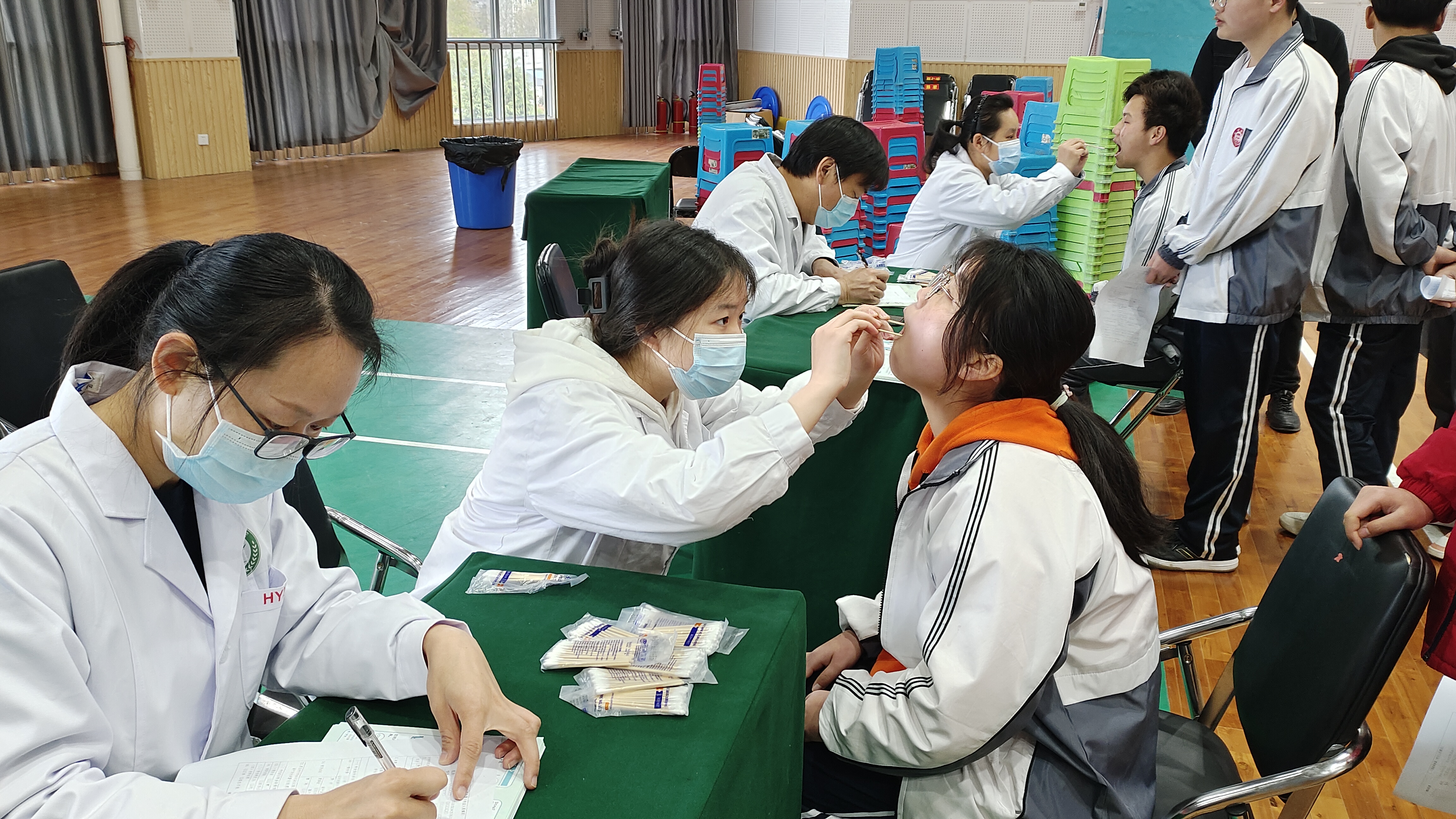 汉阴中学开展学生常见病和健康影响因素监测与干预工作