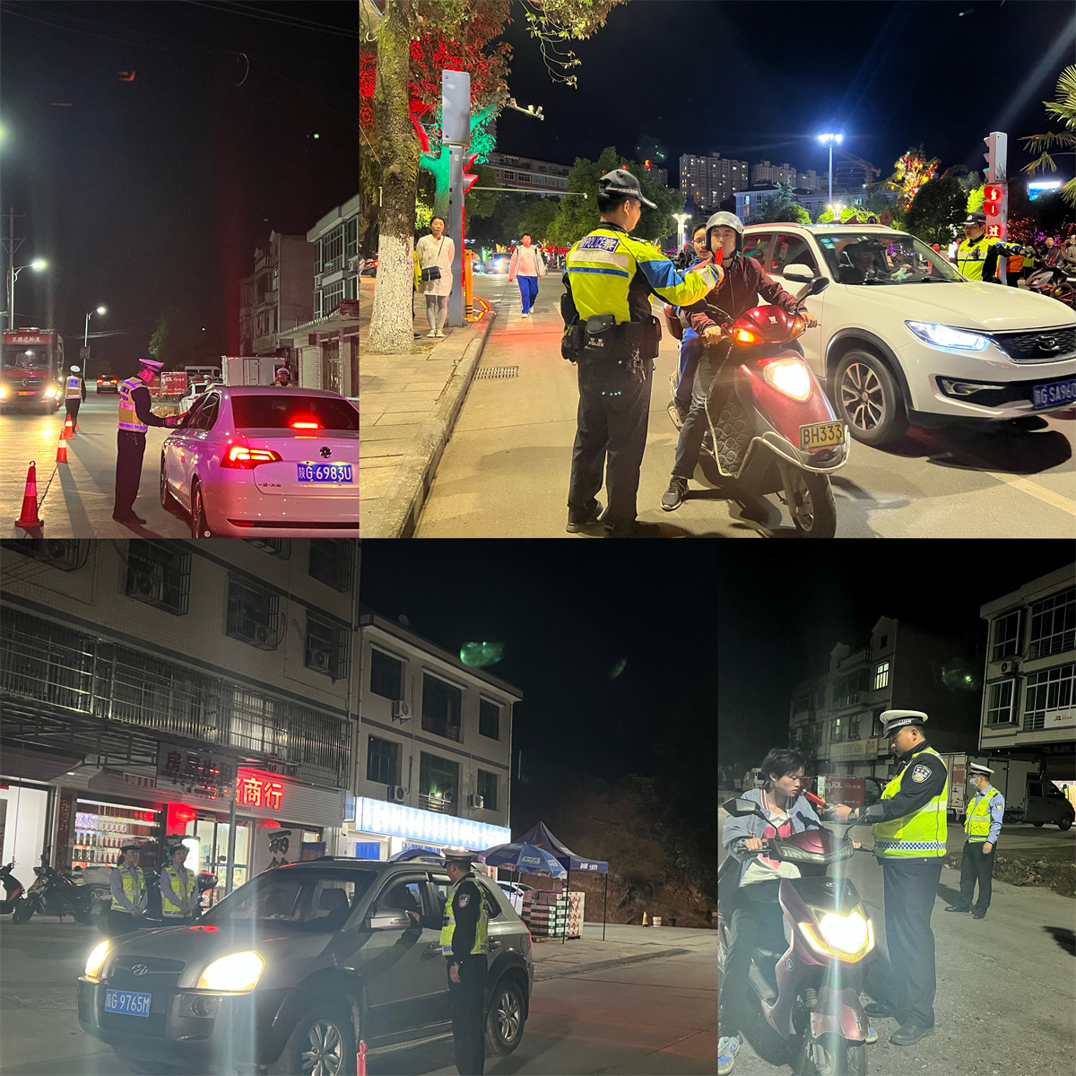 汉阴公安交警：持续开展夜查整治行动 筑牢夏季安全防线