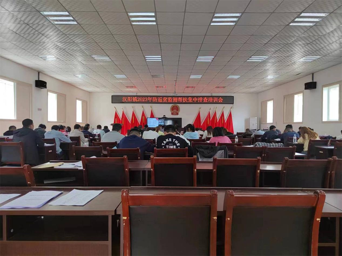 汉阴县汉阳镇召开防返贫动态监测帮扶工作培训会