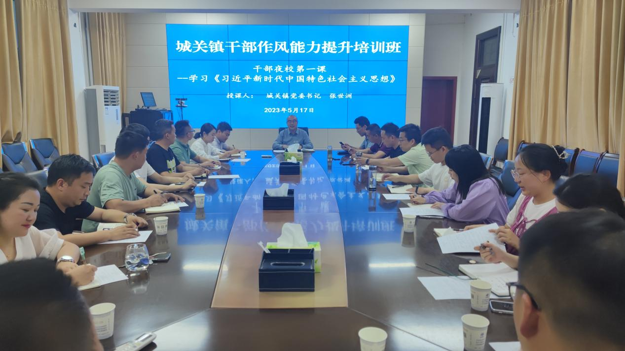汉阴县城关镇：上好“三堂课”，提能促发展