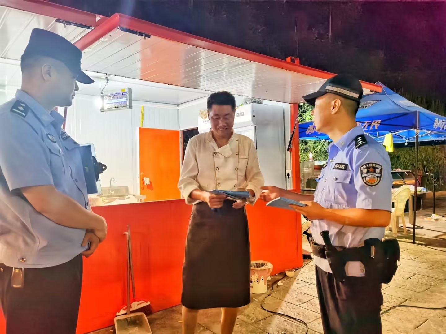 双河口派出所：紧盯安全生产防线，助力优化营商环境