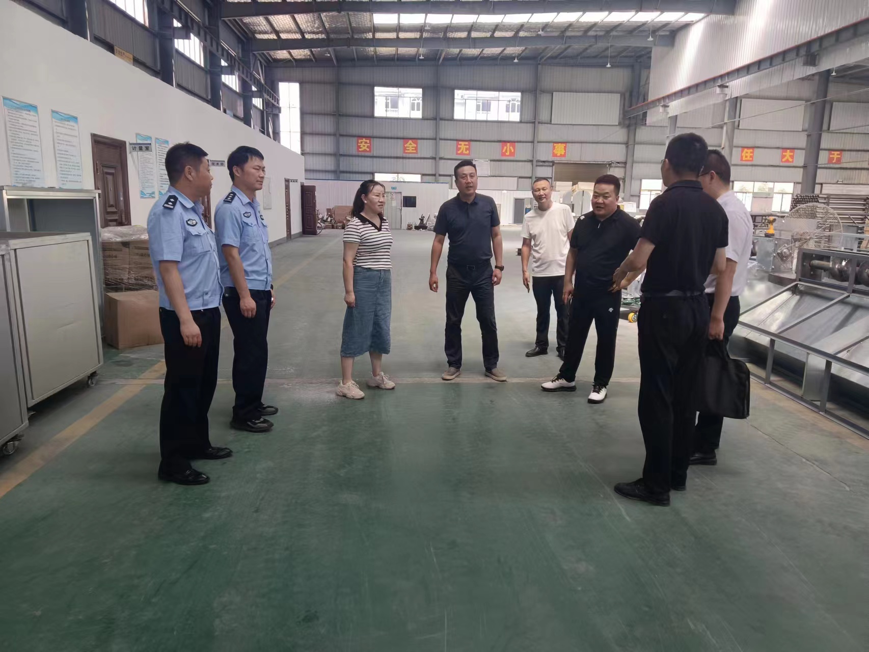 涧池派出所：优化营商环境 助力企业发展