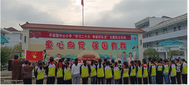 汉阴县各学校举行“学习党的二十大，争做好队员”主题队日活动