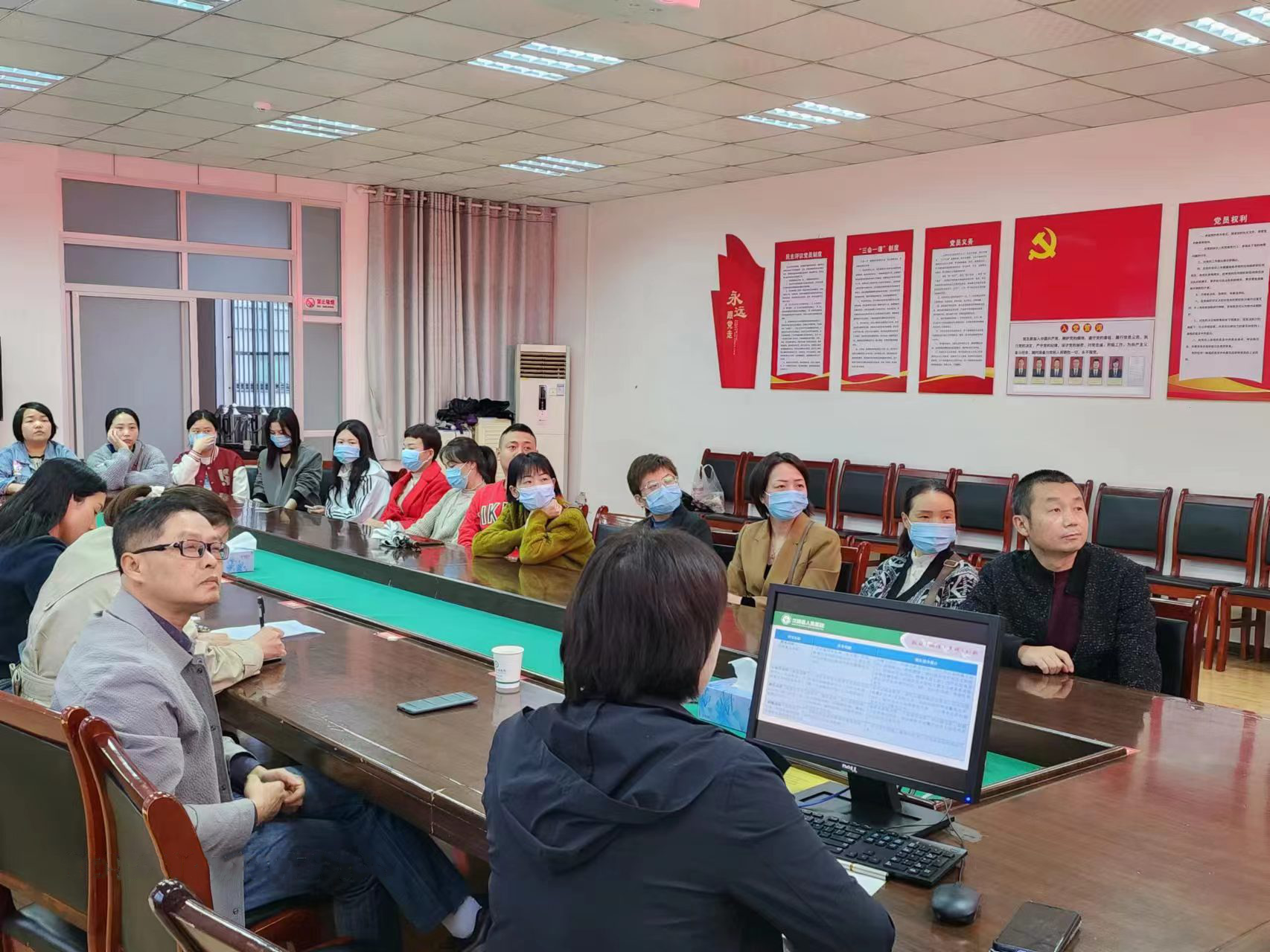 汉阴县人民医院开展疾病预检分诊培训会