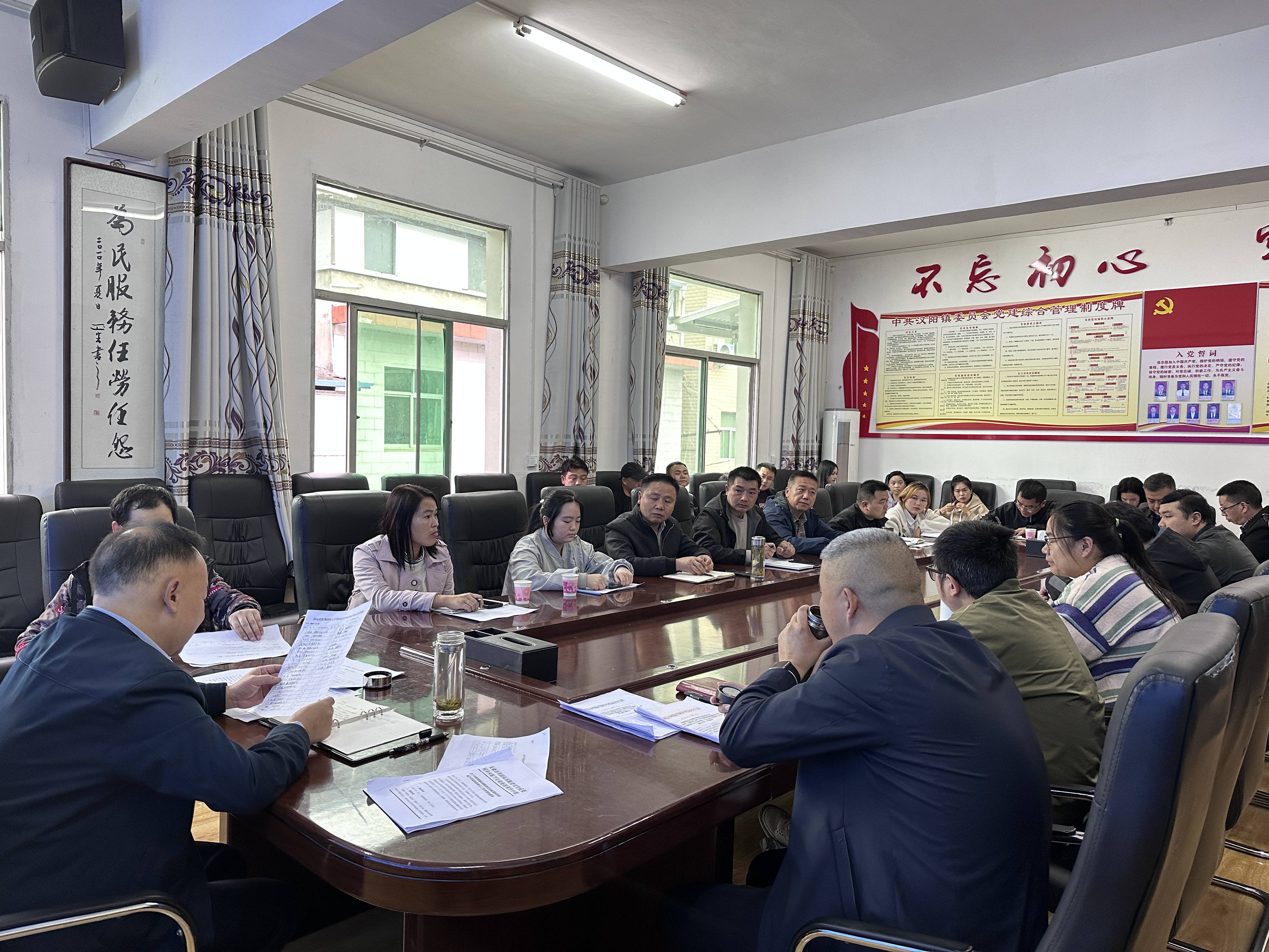 汉阳镇：以学促干，镇村干部深入一线为群众托起“稳稳的幸福”