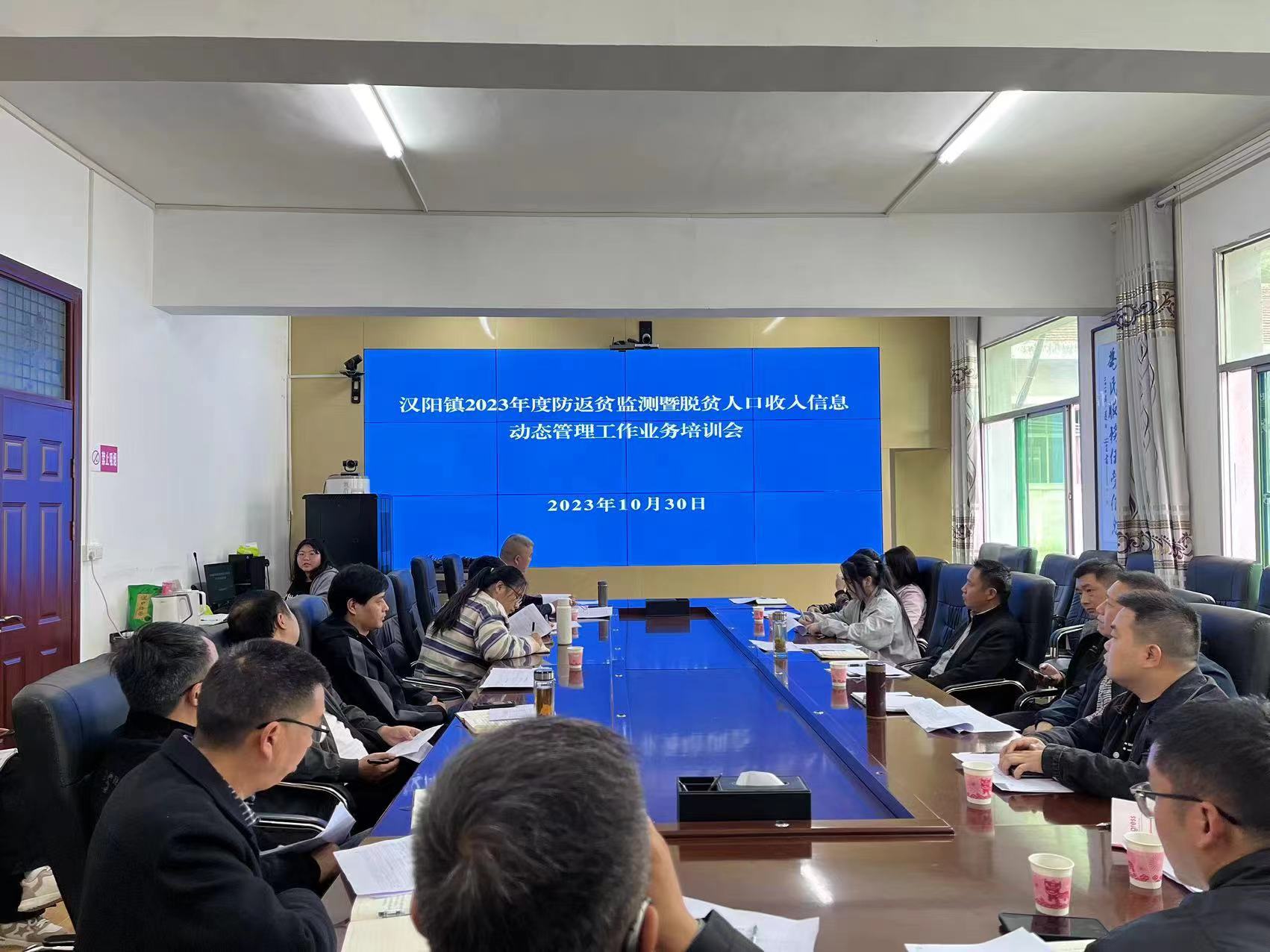 汉阳镇召开2023年度防返贫监测帮扶工作暨动态管理业务培训会