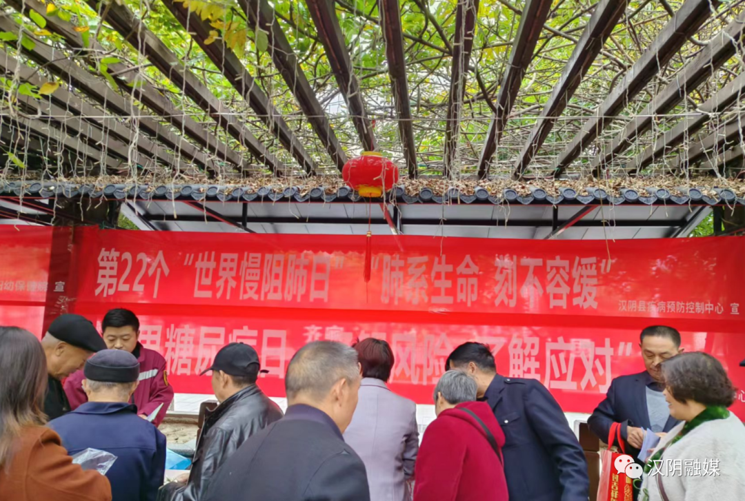 汉阴县开展“世界慢阻肺日和世界糖尿病日”活动