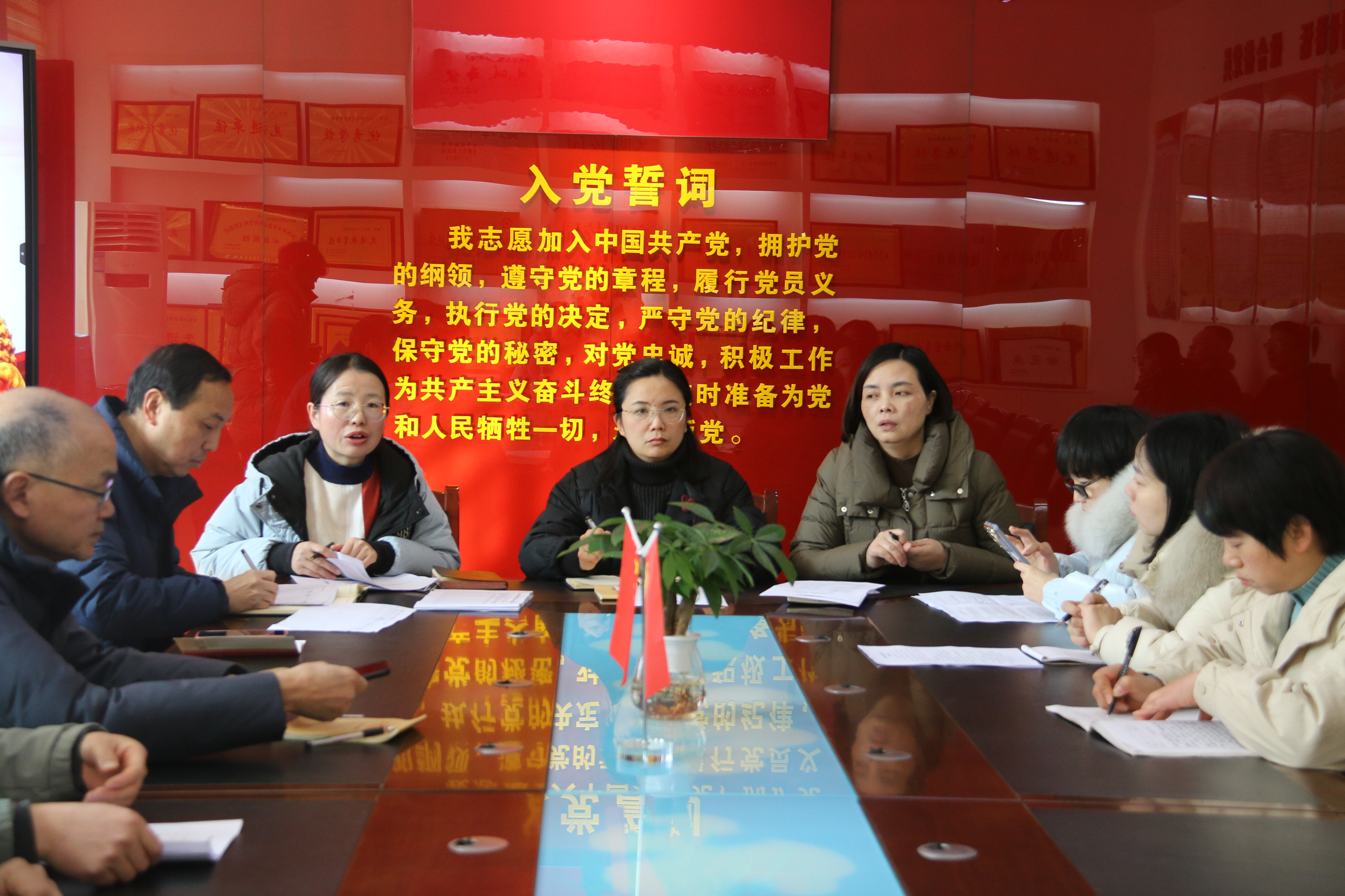 汉阴县实验小学党支部召开主题教育专题组织生活会暨民主评议党员大会