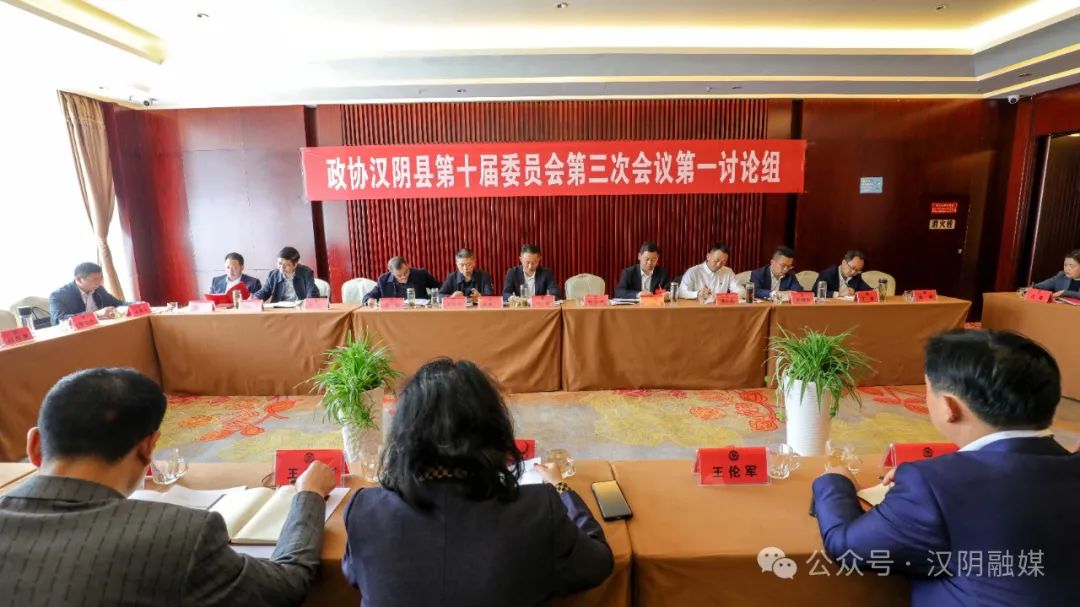 【聚焦两会】议报告、谈感受！汉阴县政协委员分组讨论政协两个报告