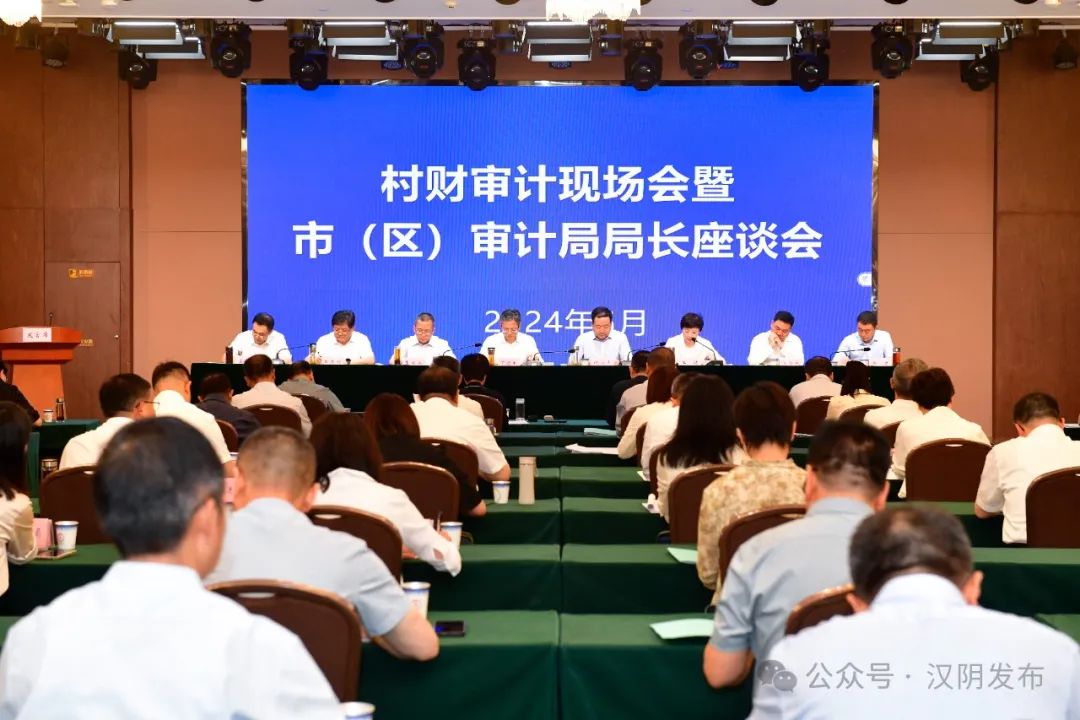 全省村级财务审计工作现场会暨市（区）审计局局长座谈会在汉阴召开
