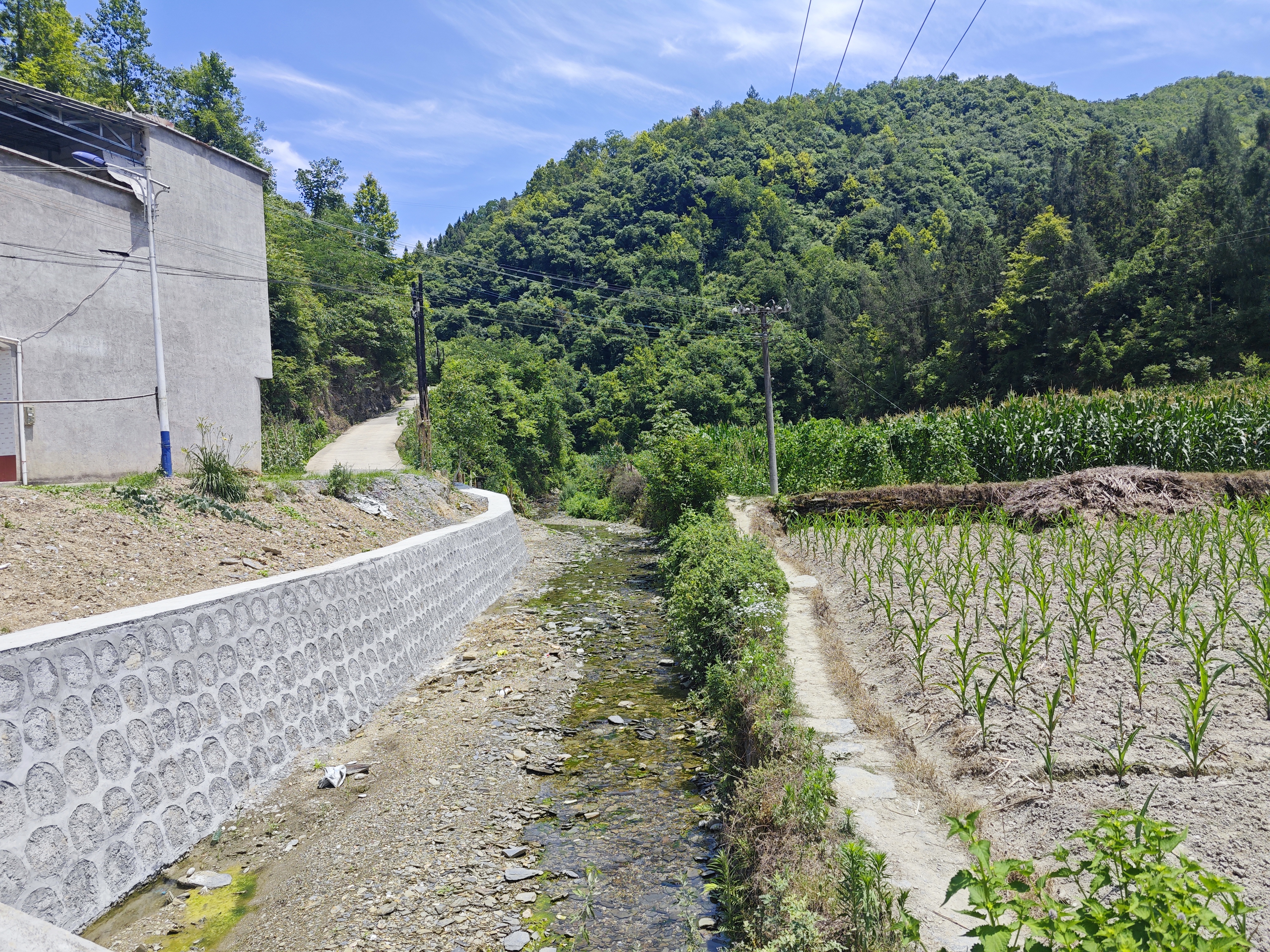 汉阴：建幸福堤防 美了乡村乐了村民
