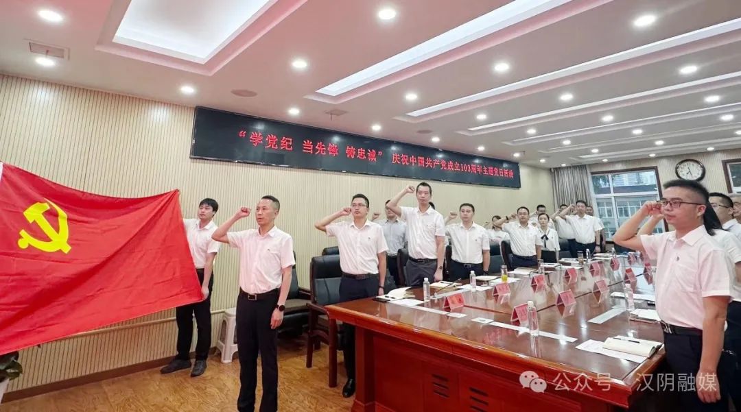 汉阴县各级党组织多形式庆“七一”（县政府办）