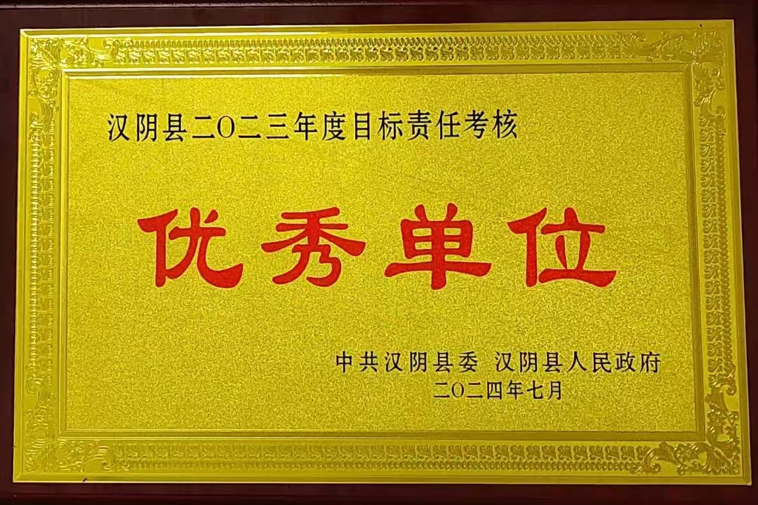 喜报！汉阴县退役军人事务局荣获全县目标责任考核优秀单位和创优贡献奖