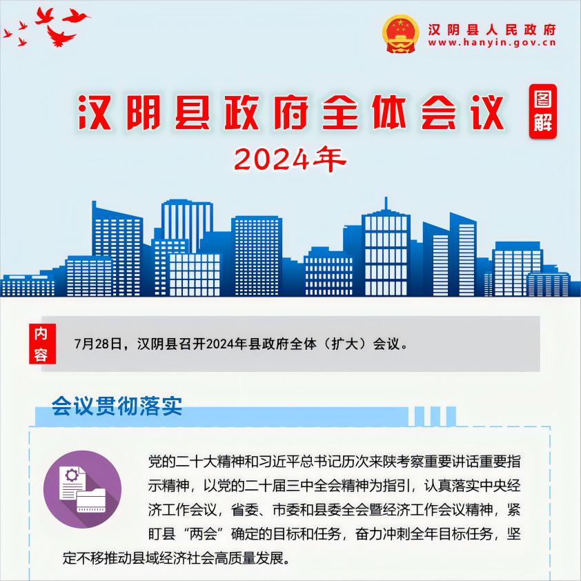图解2024年县政府全体（扩大）会议