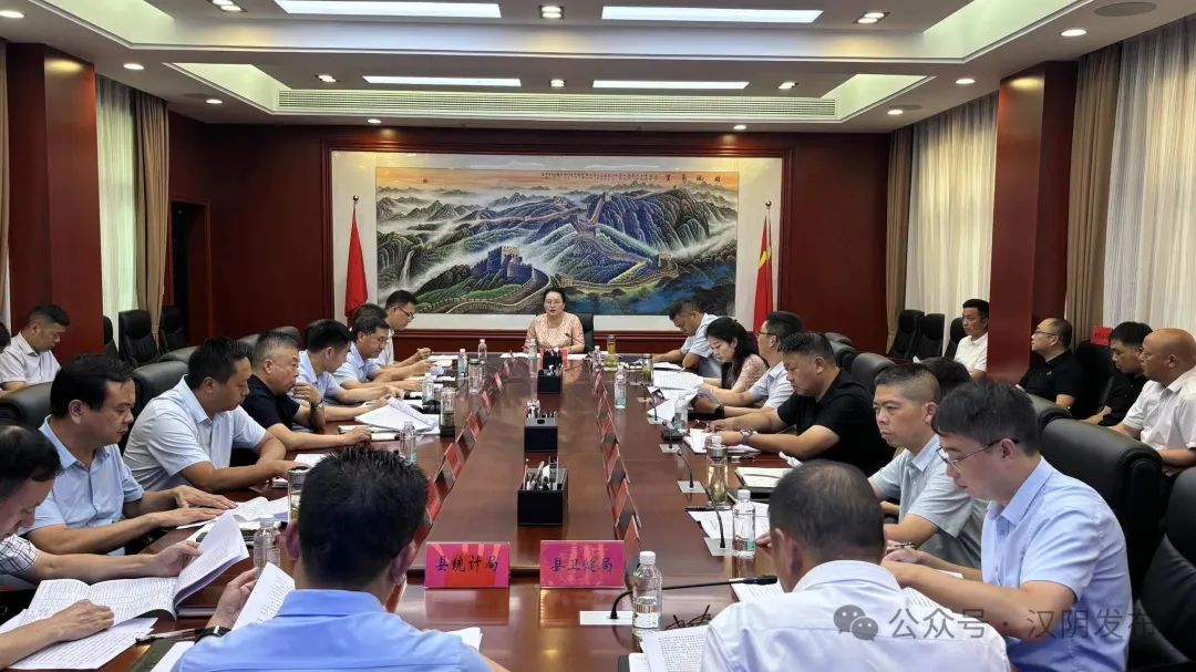 汉阴：县委书记刘飞霞主持召开涉GDP核算相关工作推进会
