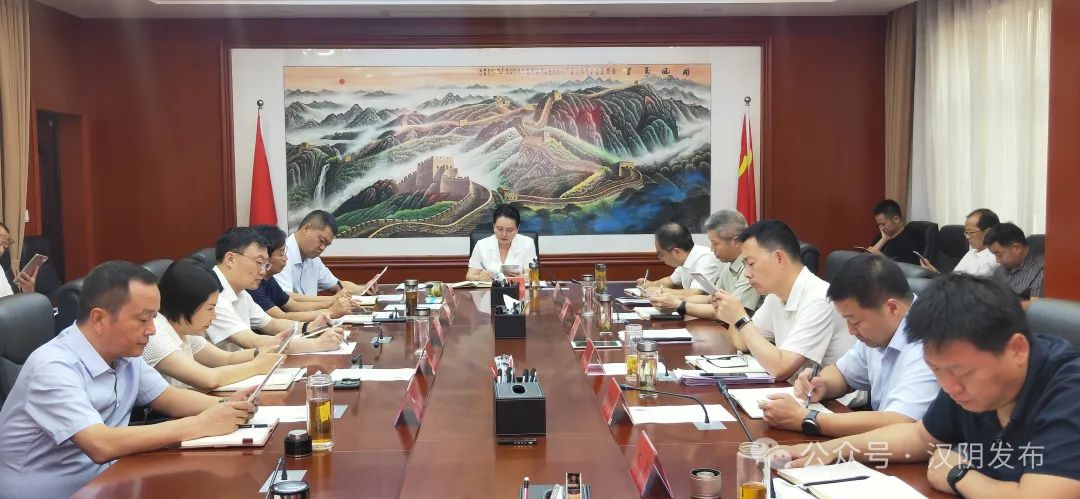 汉阴：县委书记刘飞霞主持召开2024年第12次县委常委会会议
