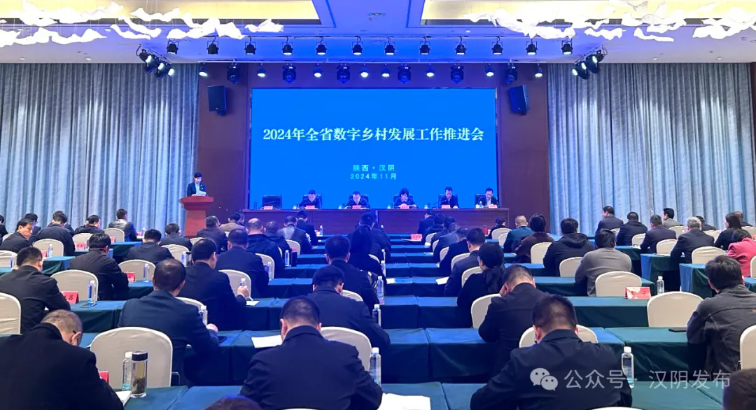  2024年全省数字乡村发展工作推进会在汉阴县召开