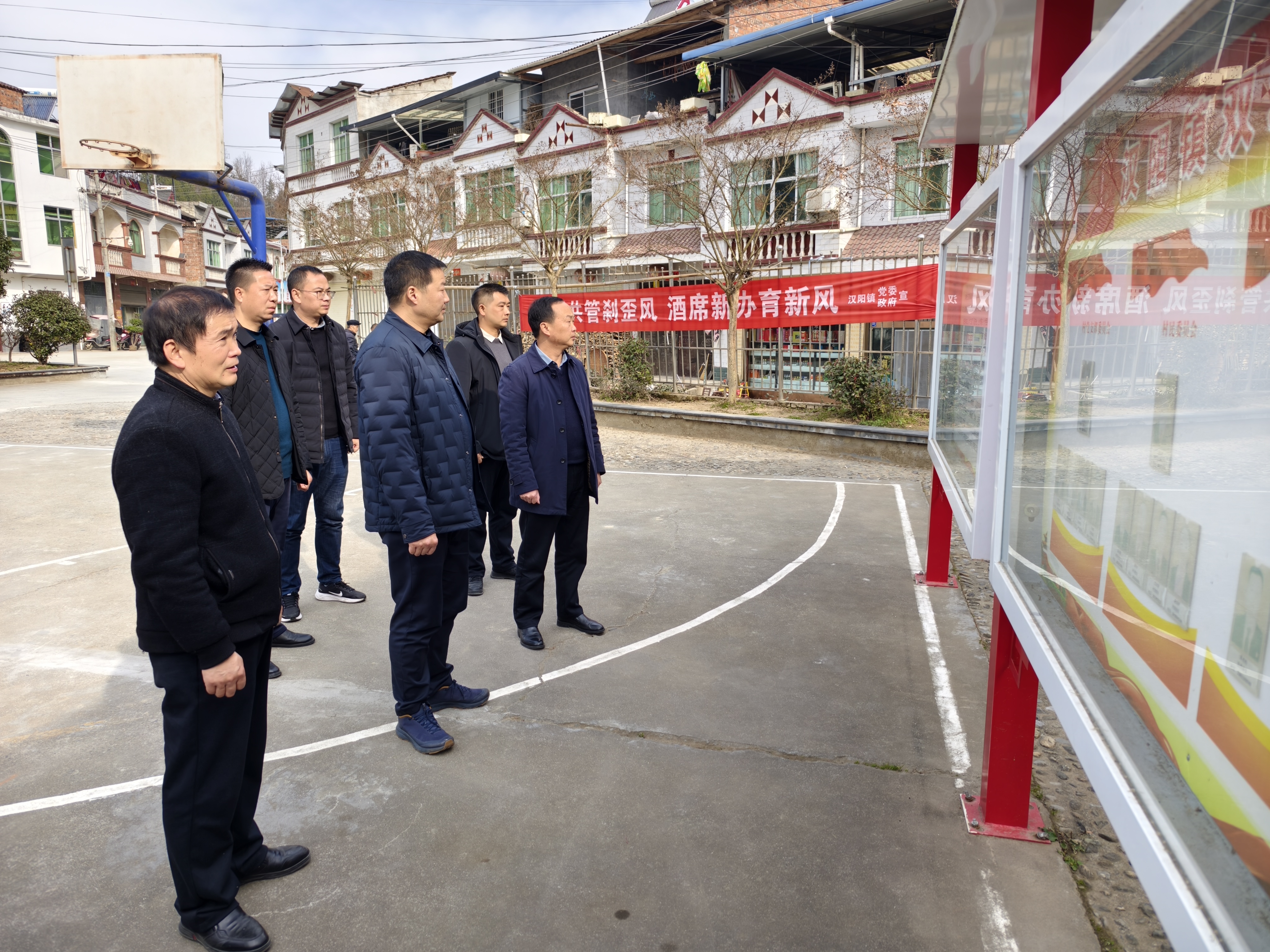 县委常委、组织部部长李万华到汉阳镇调研督导当前重点工作