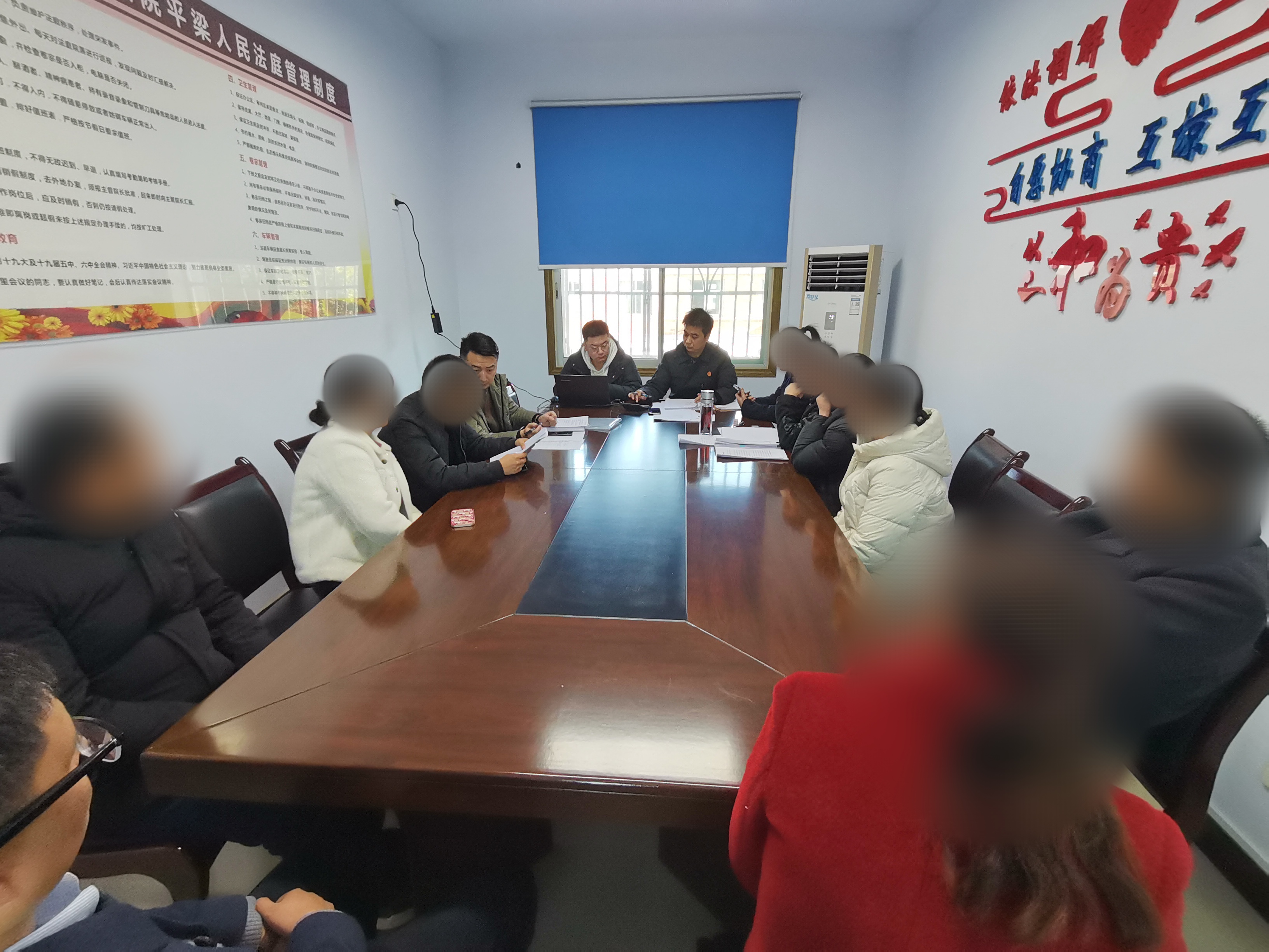 农村建房起风波 法庭调解化干戈