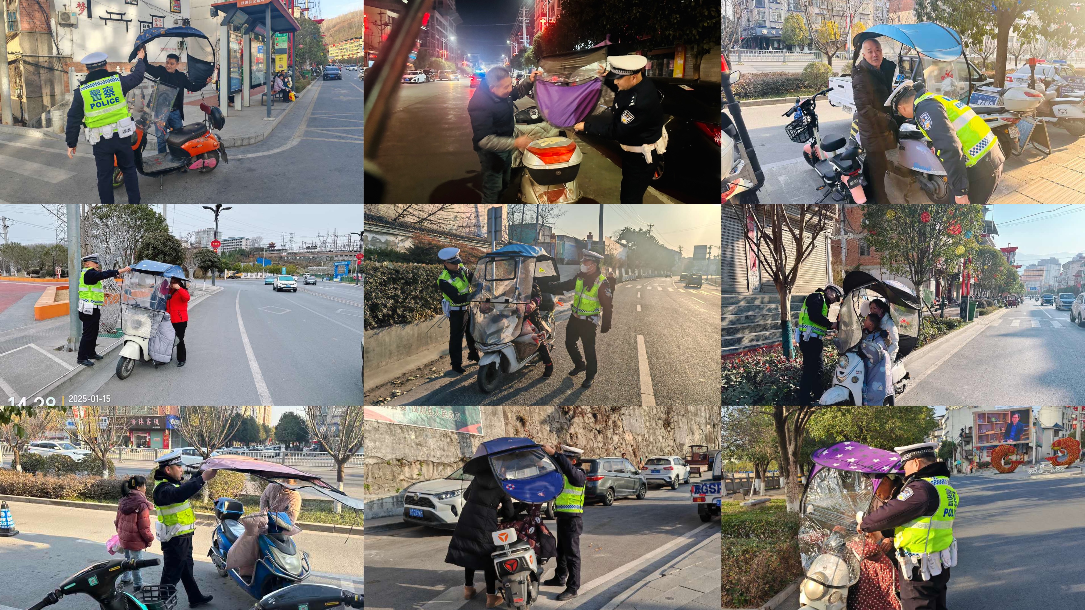  汉阴公安交警“拆”除隐患“戴”好安全