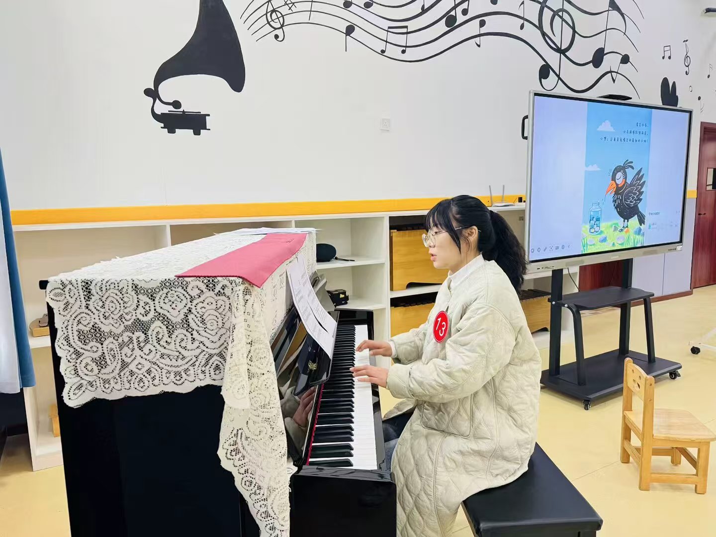 汉阴县开展学前教育第一教研协作区教学能手评选活动