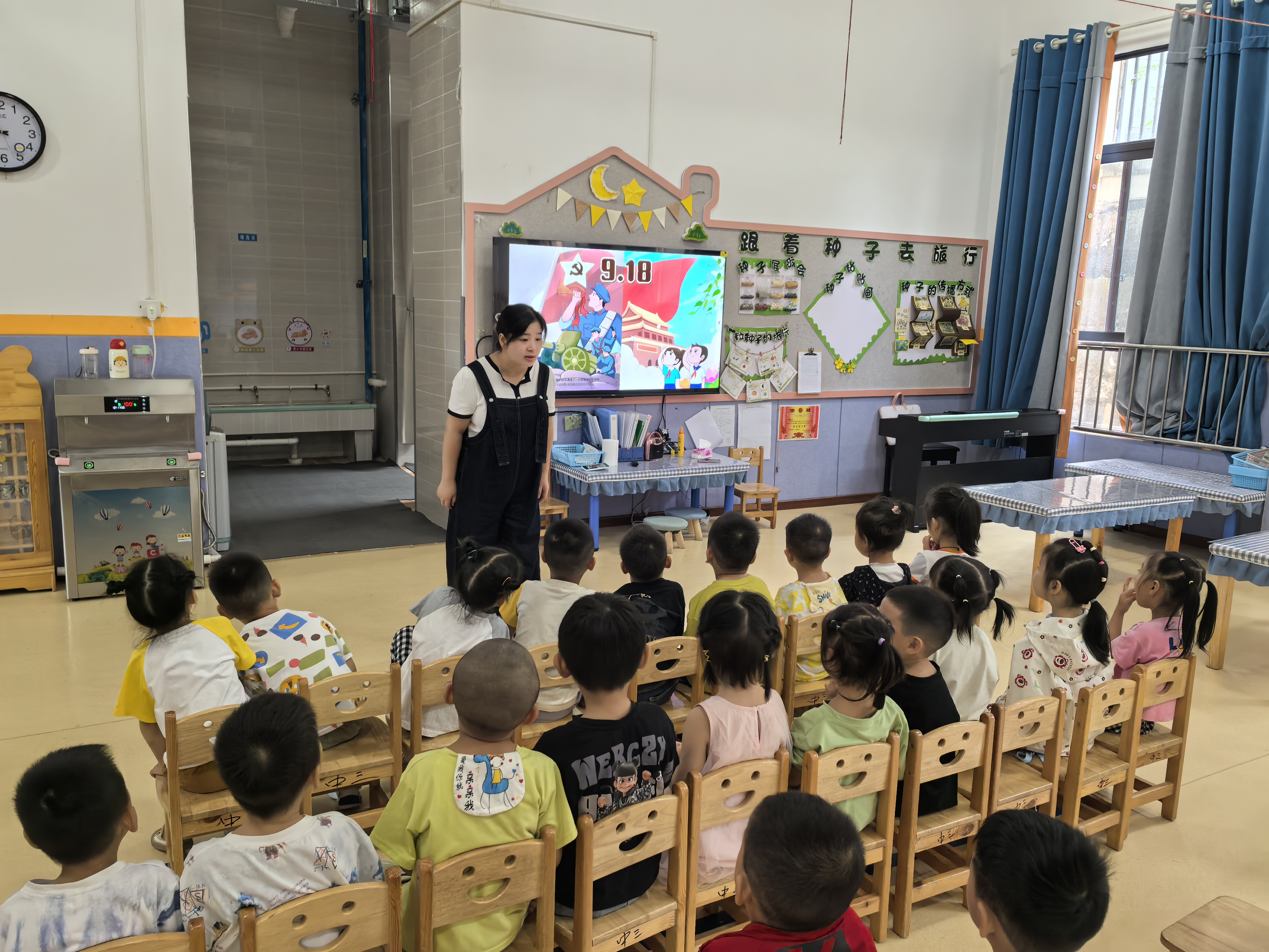 汉阴县第四幼儿园开展防空应急疏散演练活动