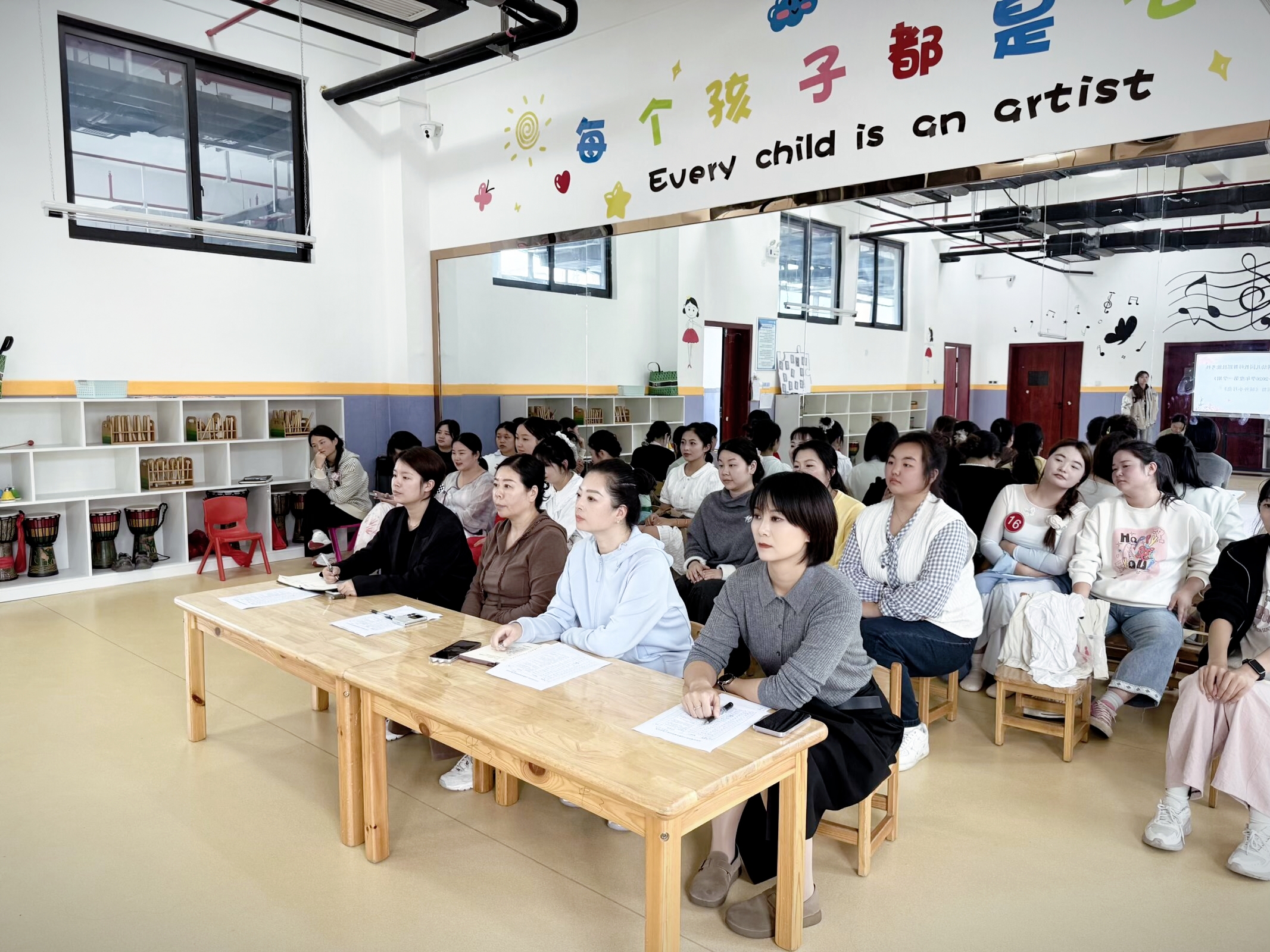 汉阴县第四幼儿园开展教师舞蹈技能考核展示活动