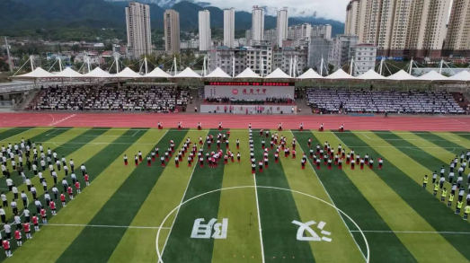 汉阴县“班超”足球联赛激情启幕 8000名学子绿茵逐梦