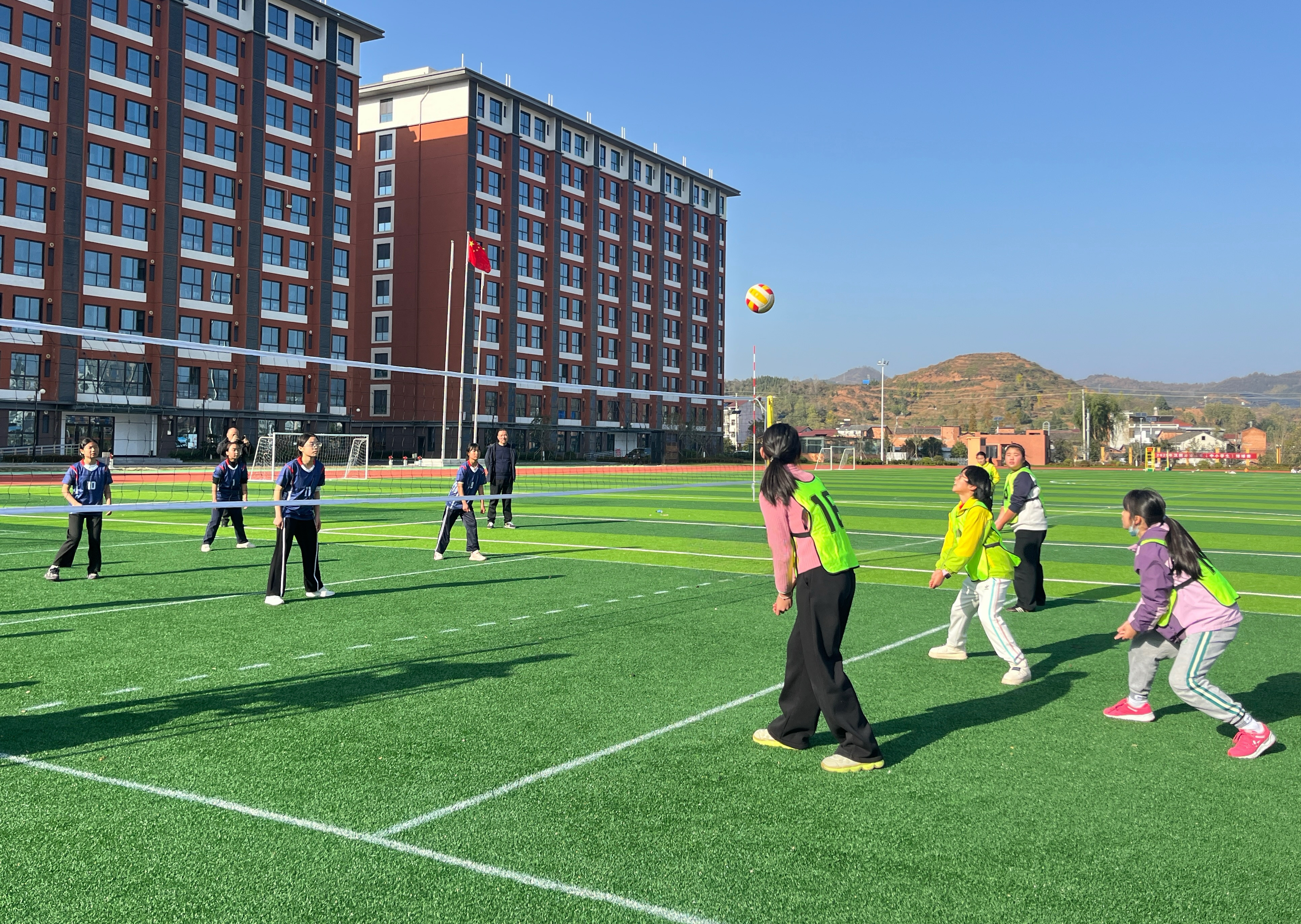 2025年汉阴县青少年（中小学生）排球赛开赛