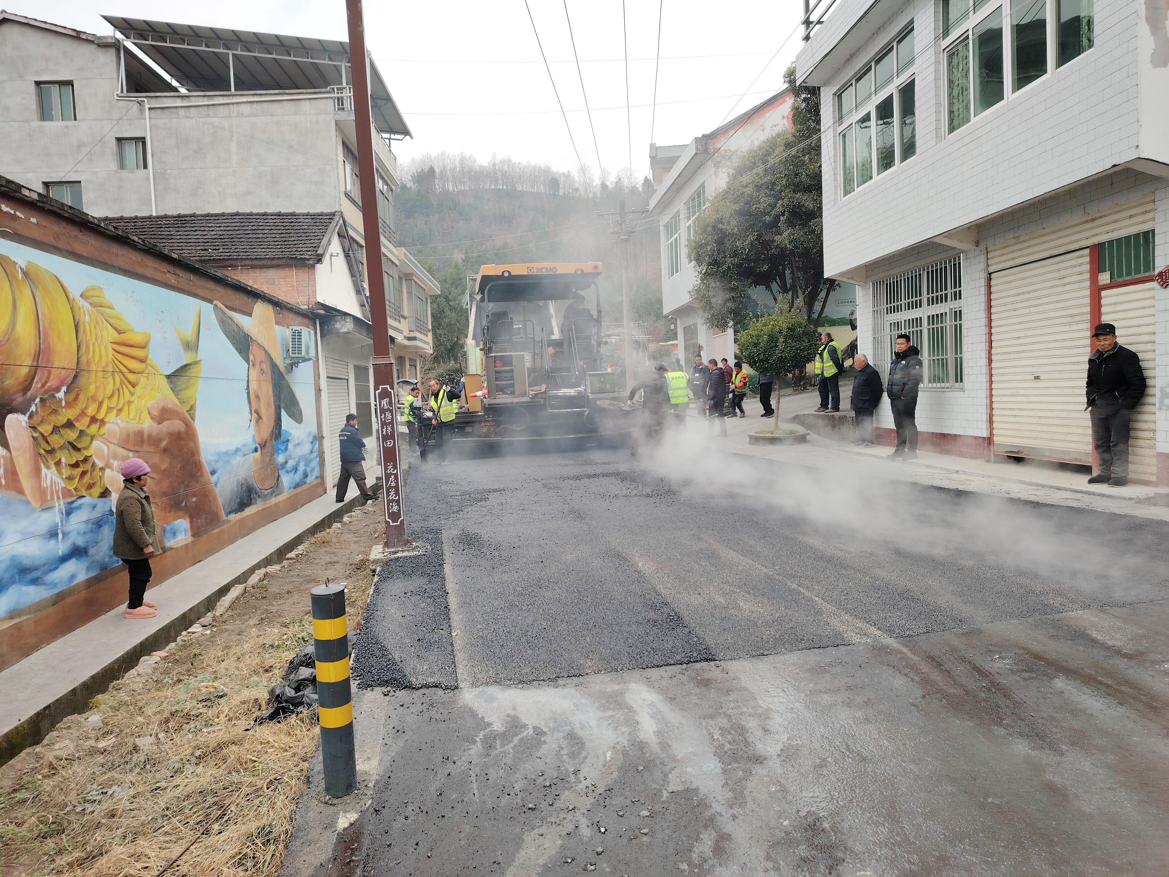 漩涡镇：国企担当促发展 以工代赈惠民生