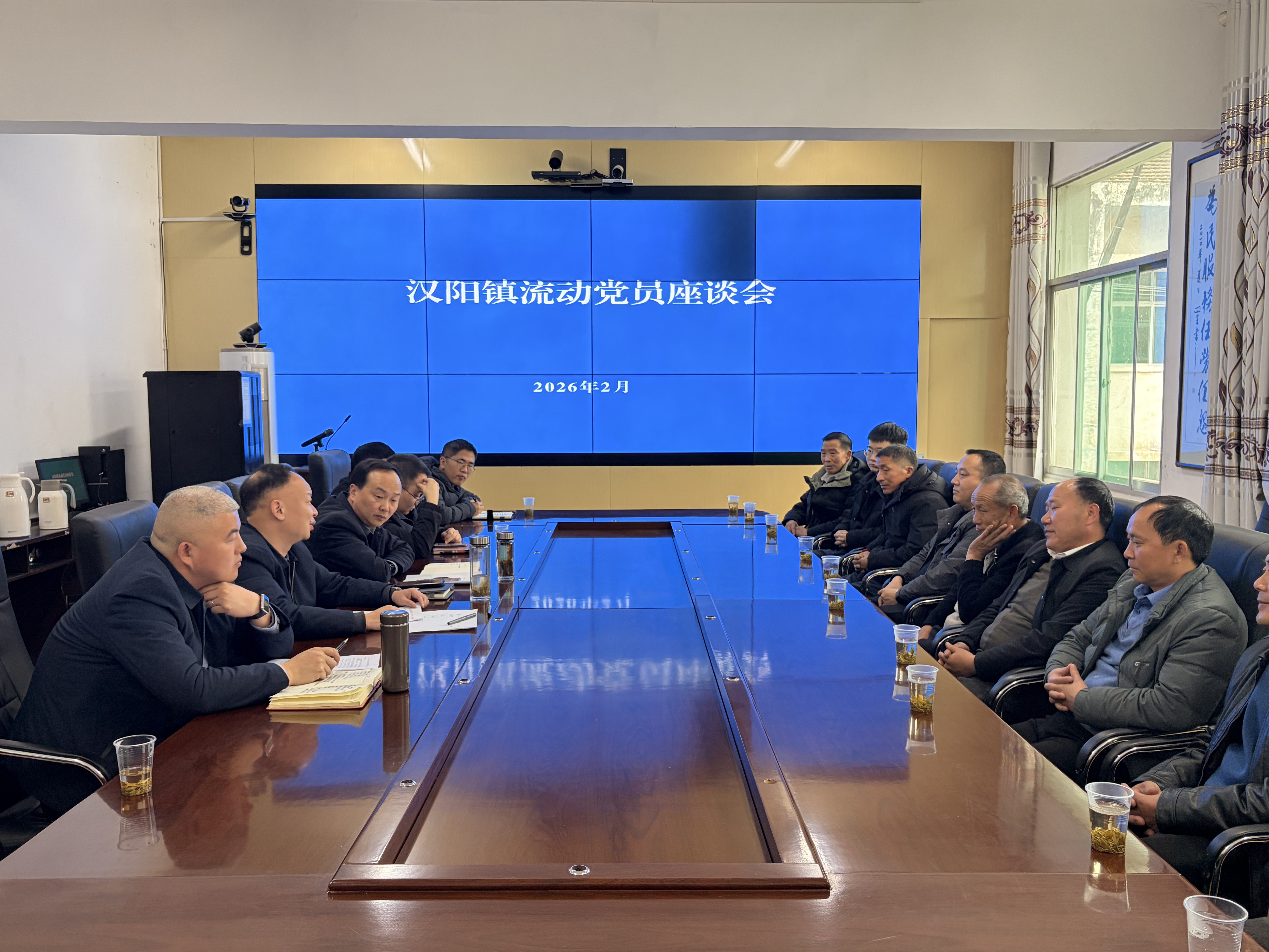 汉阳镇召开流动党员座谈会