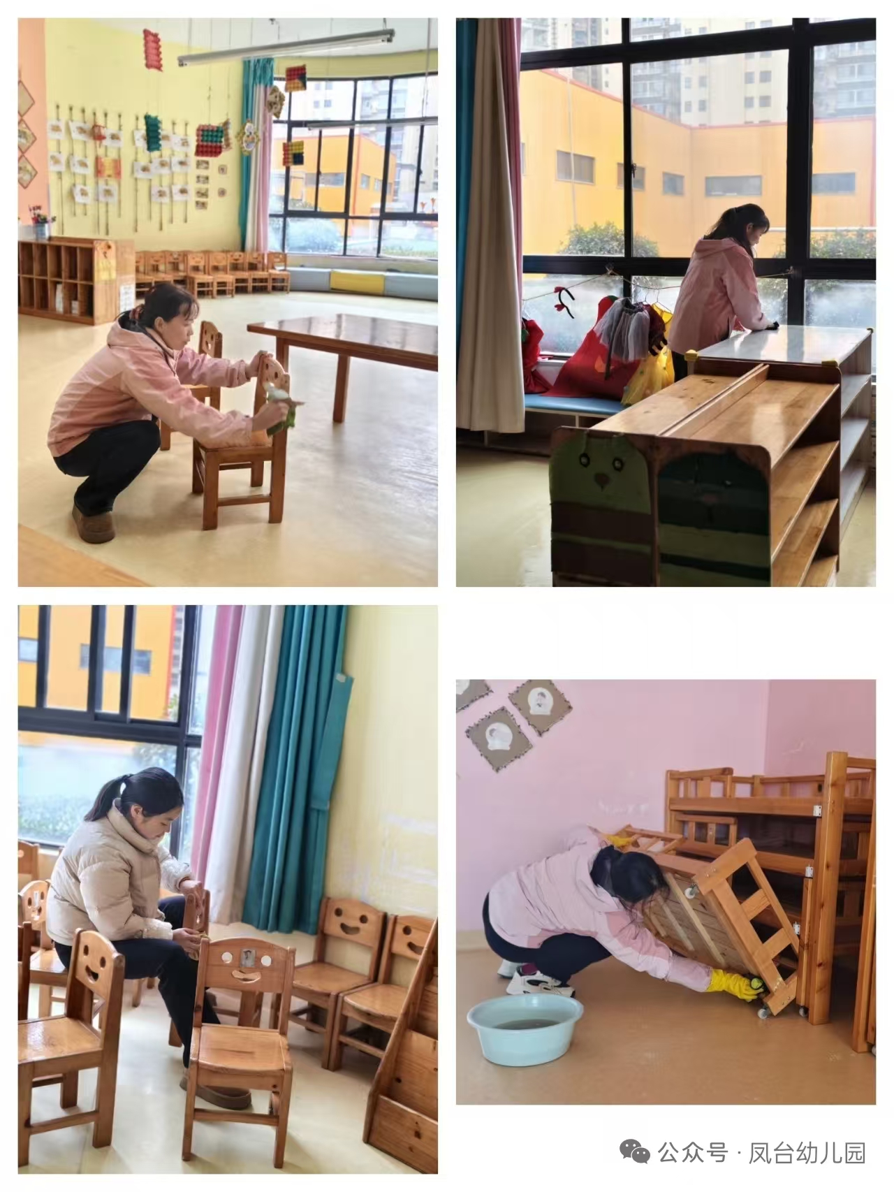 汉阴县凤台幼儿园：全面清洁消杀 筑牢安全防线