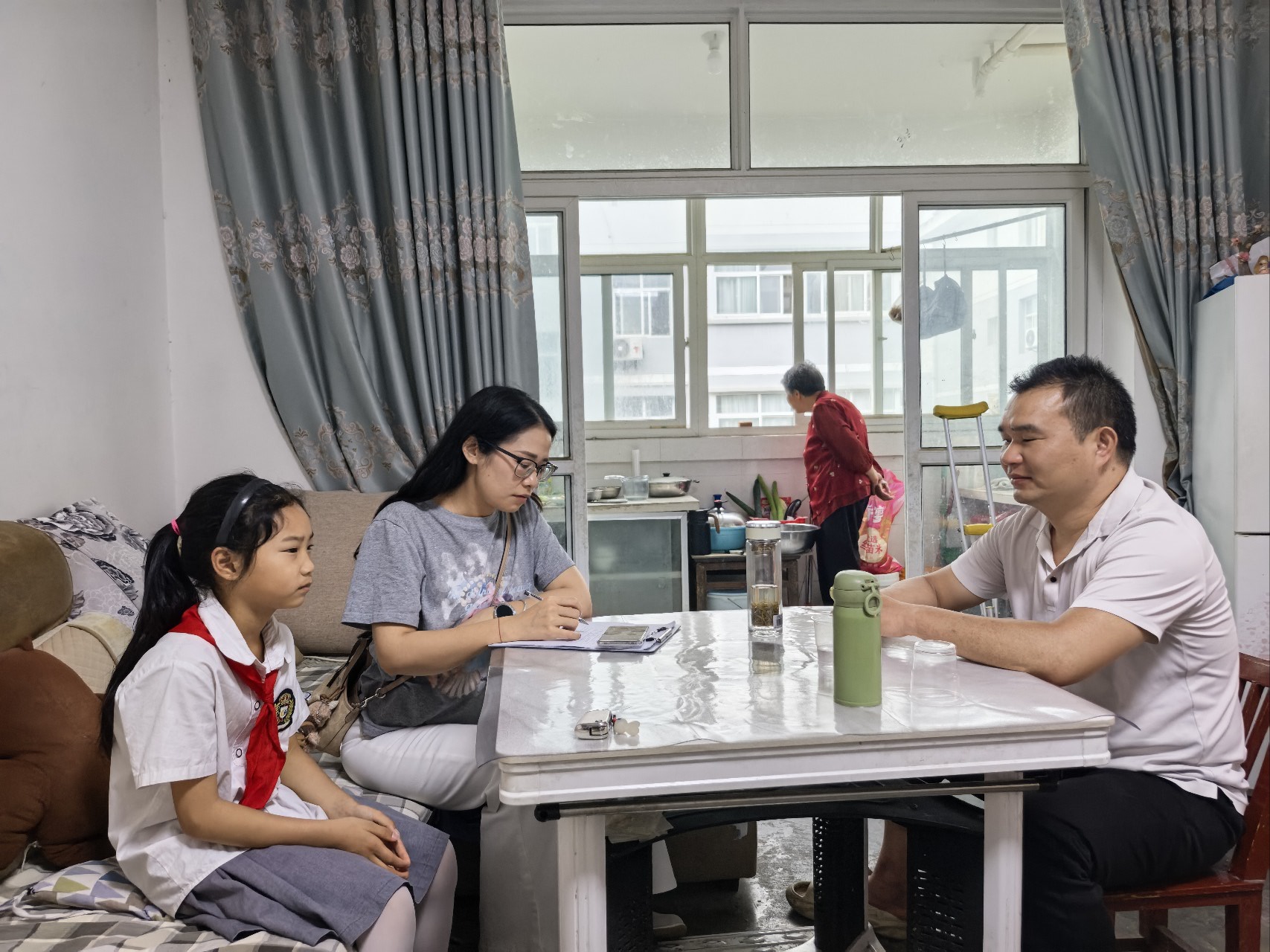 汉阴县第三小学开展重点群体学生大家访活动