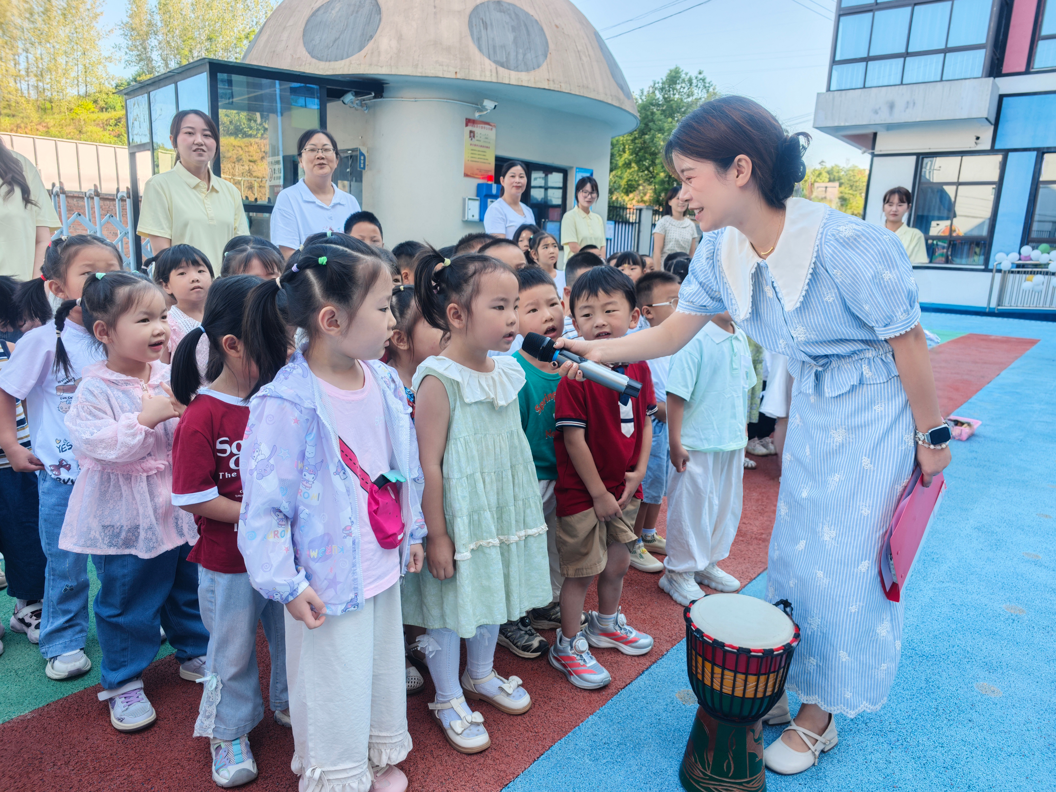汉阴县第四幼儿园开展秋季开学典礼系列活动